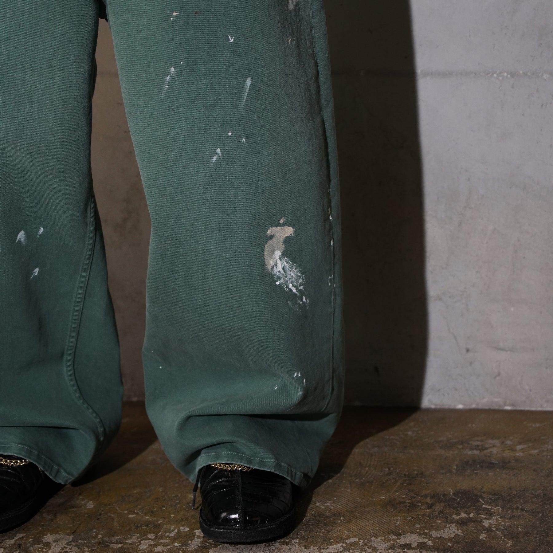 Ghetto Rodeo / FADED GREEN DENIM