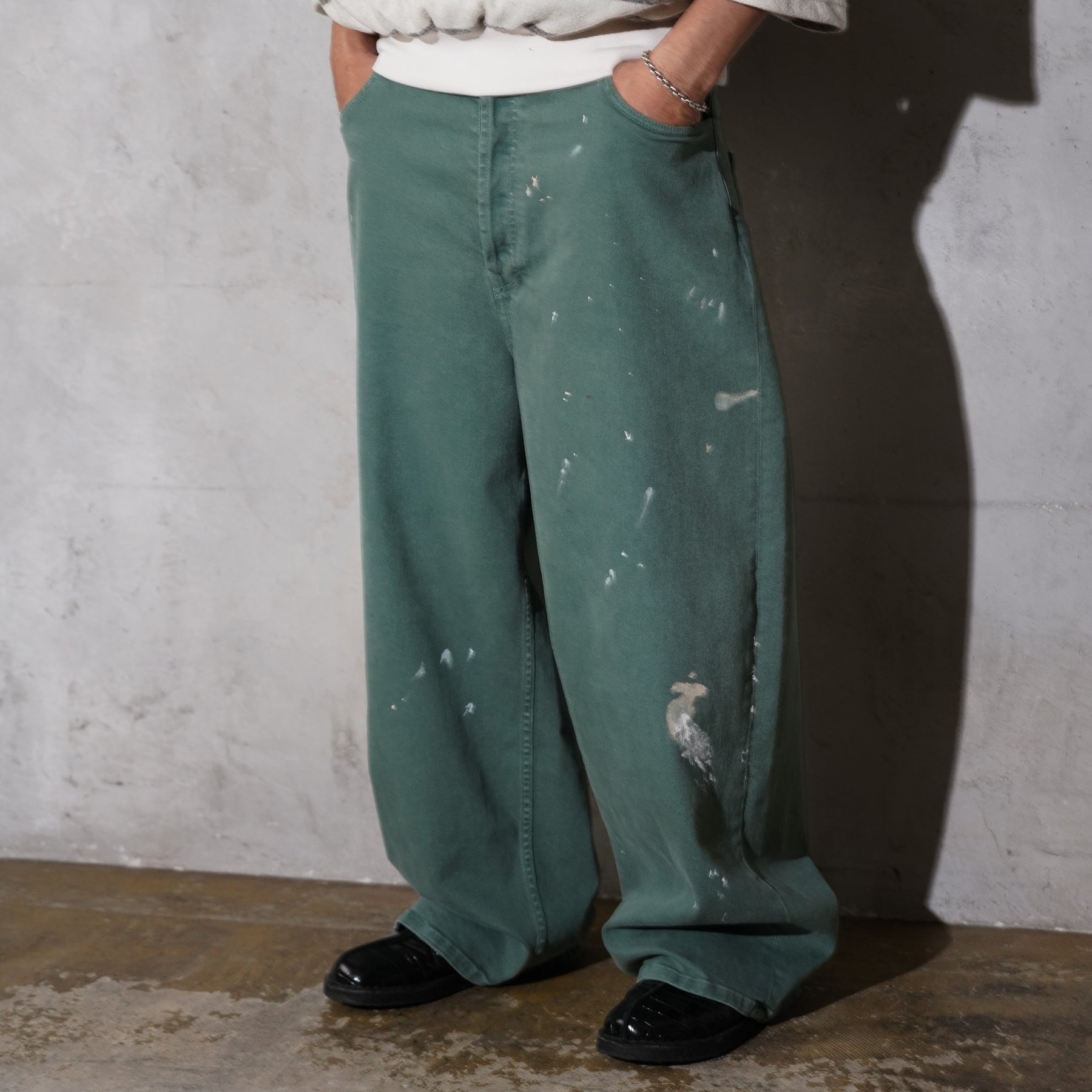 Ghetto Rodeo / FADED GREEN DENIM