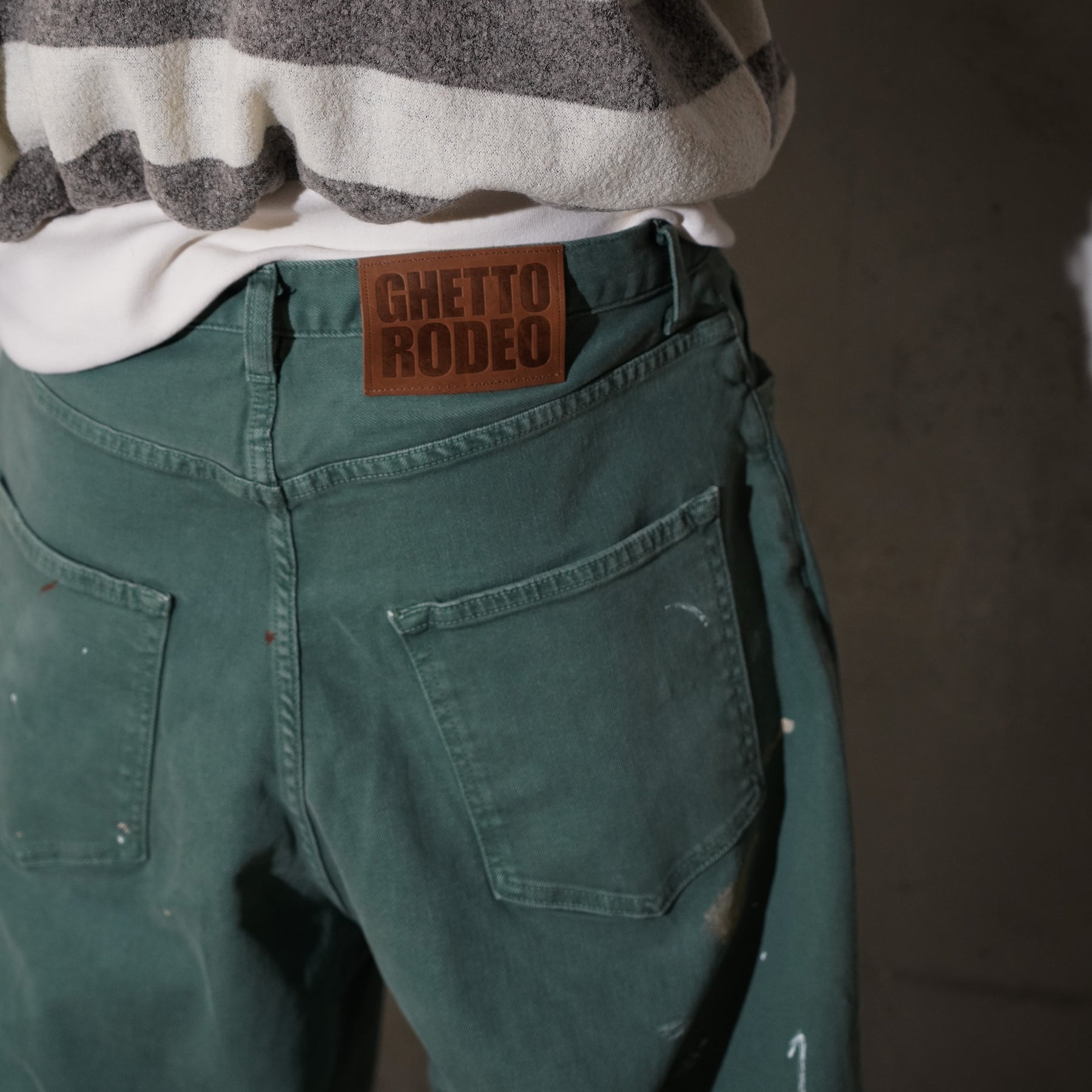 Ghetto Rodeo / FADED GREEN DENIM