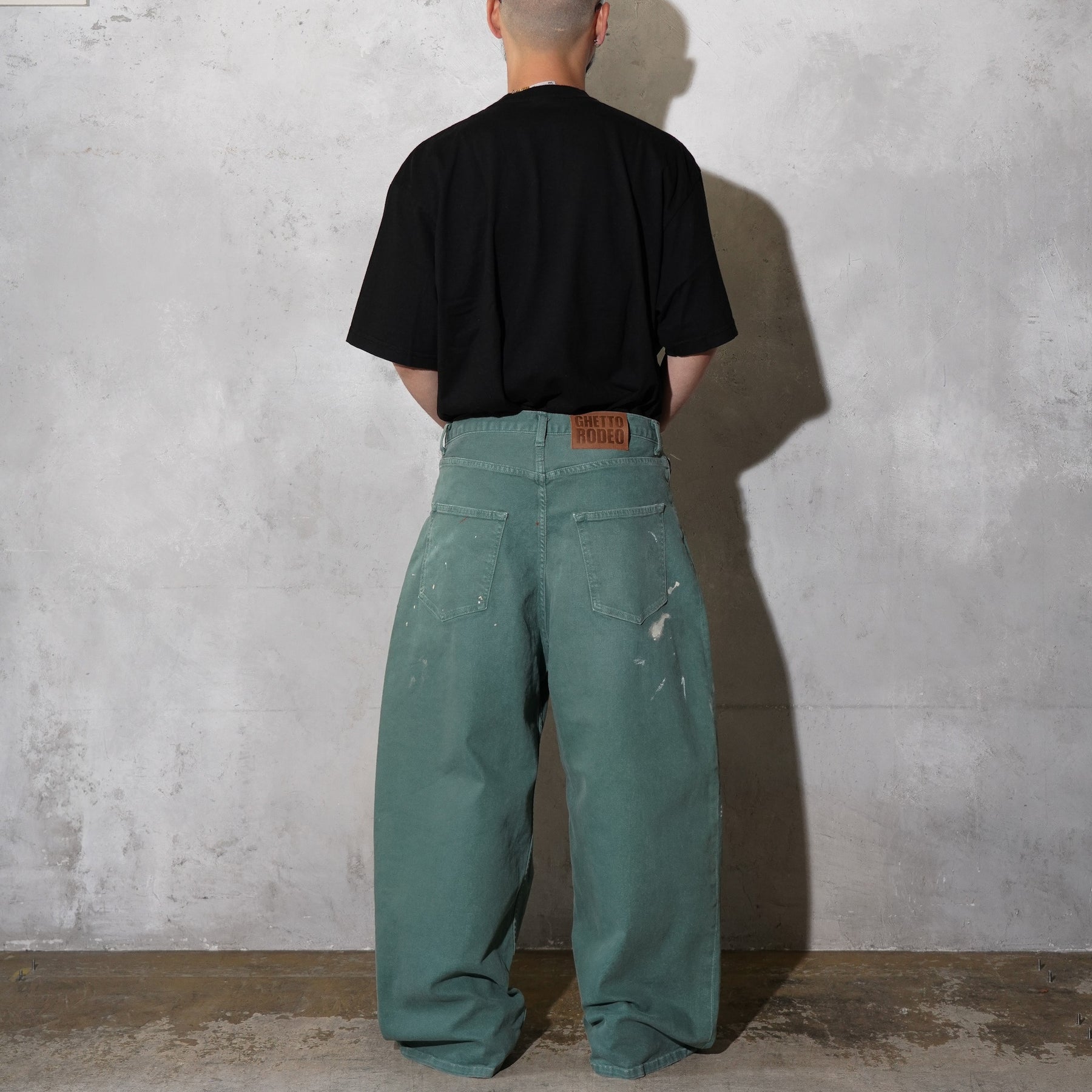 Ghetto Rodeo / FADED GREEN DENIM