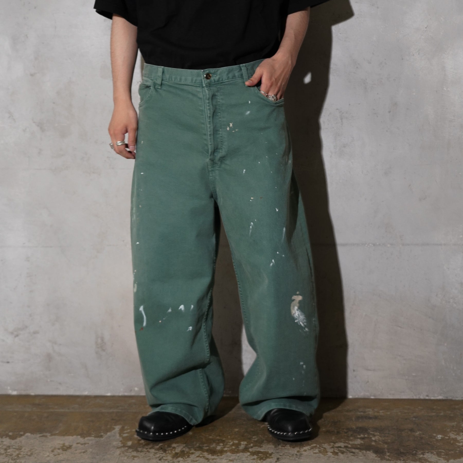 Ghetto Rodeo / FADED GREEN DENIM