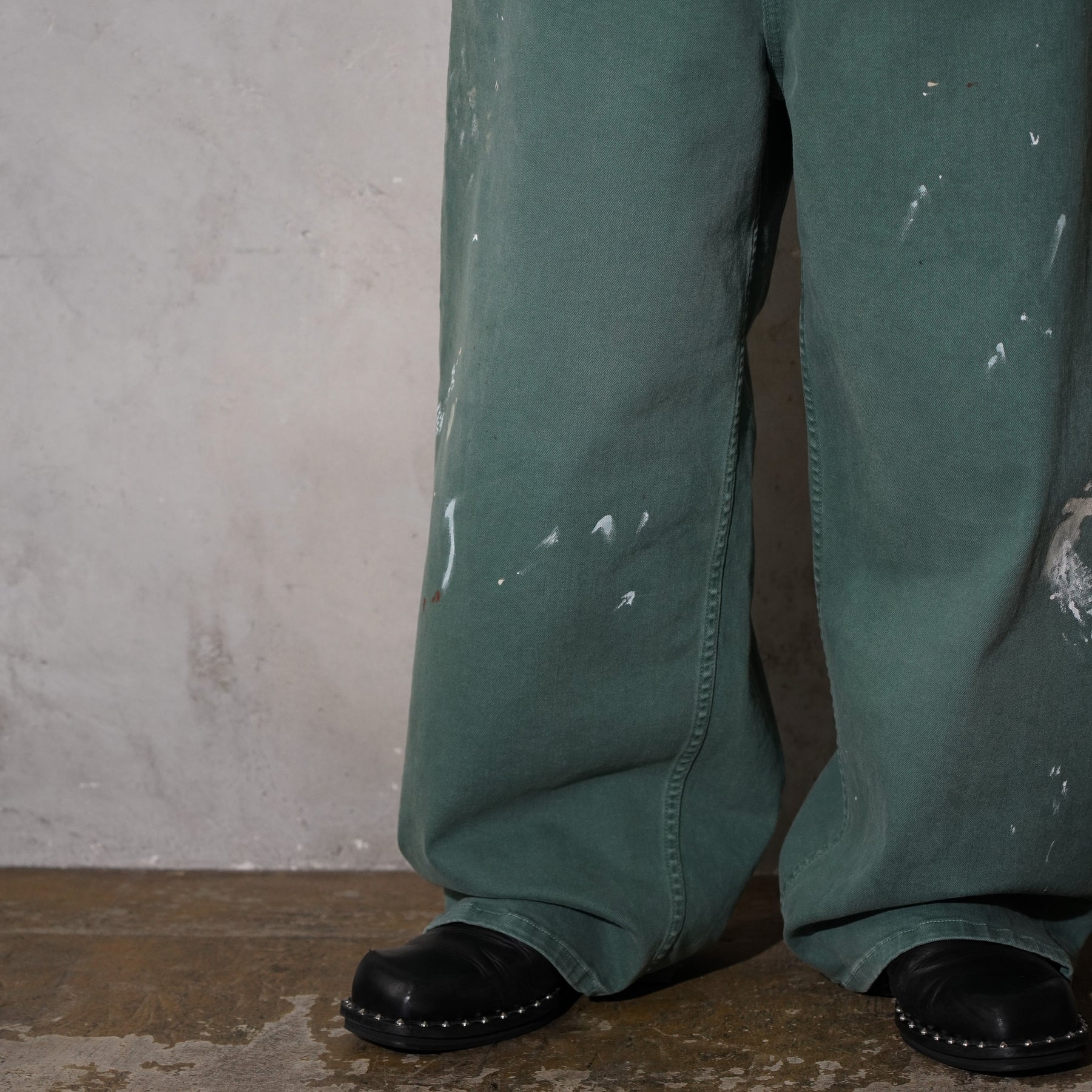Ghetto Rodeo / FADED GREEN DENIM
