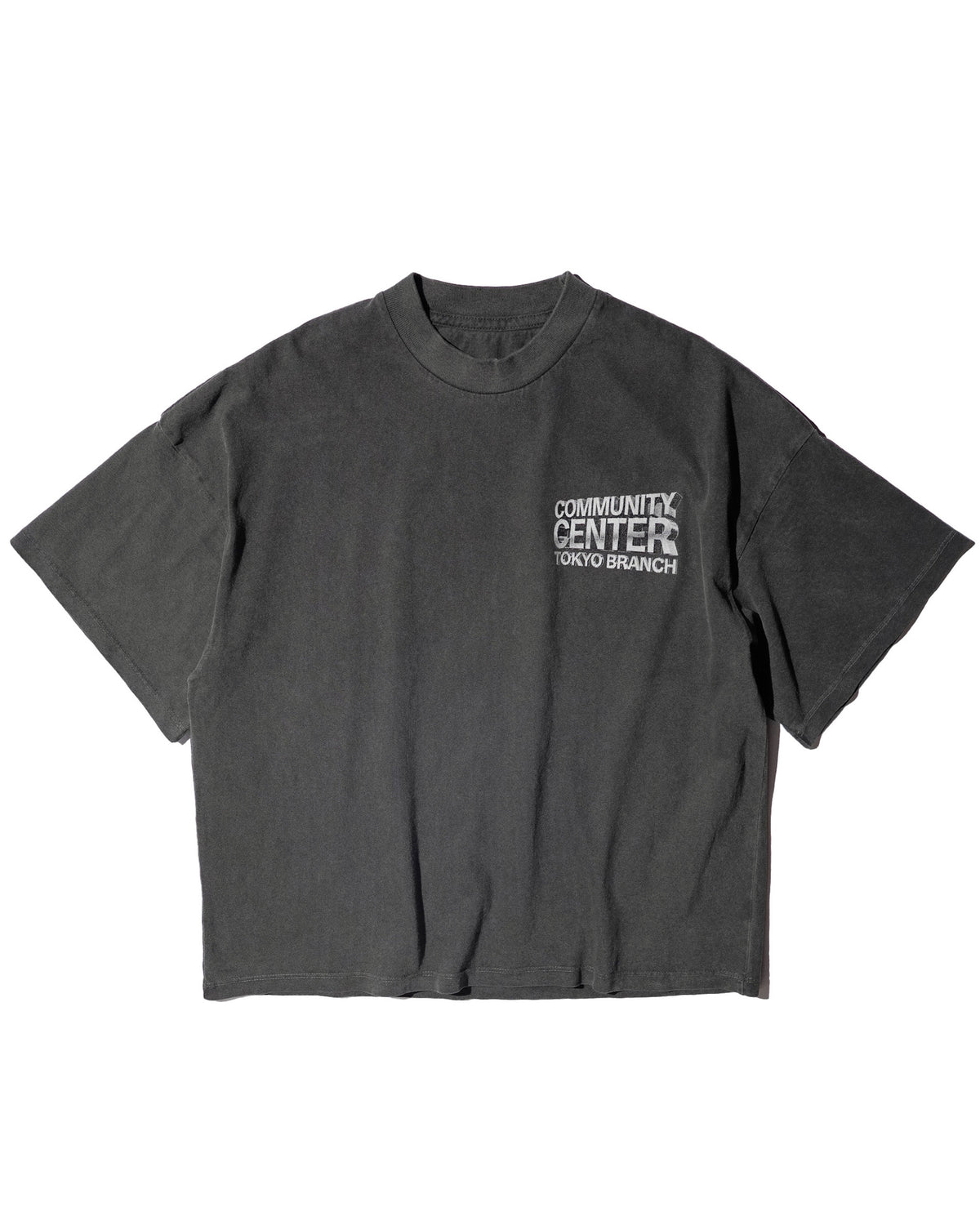 CCTB / LOGO CROP T PIGMENT BLACK