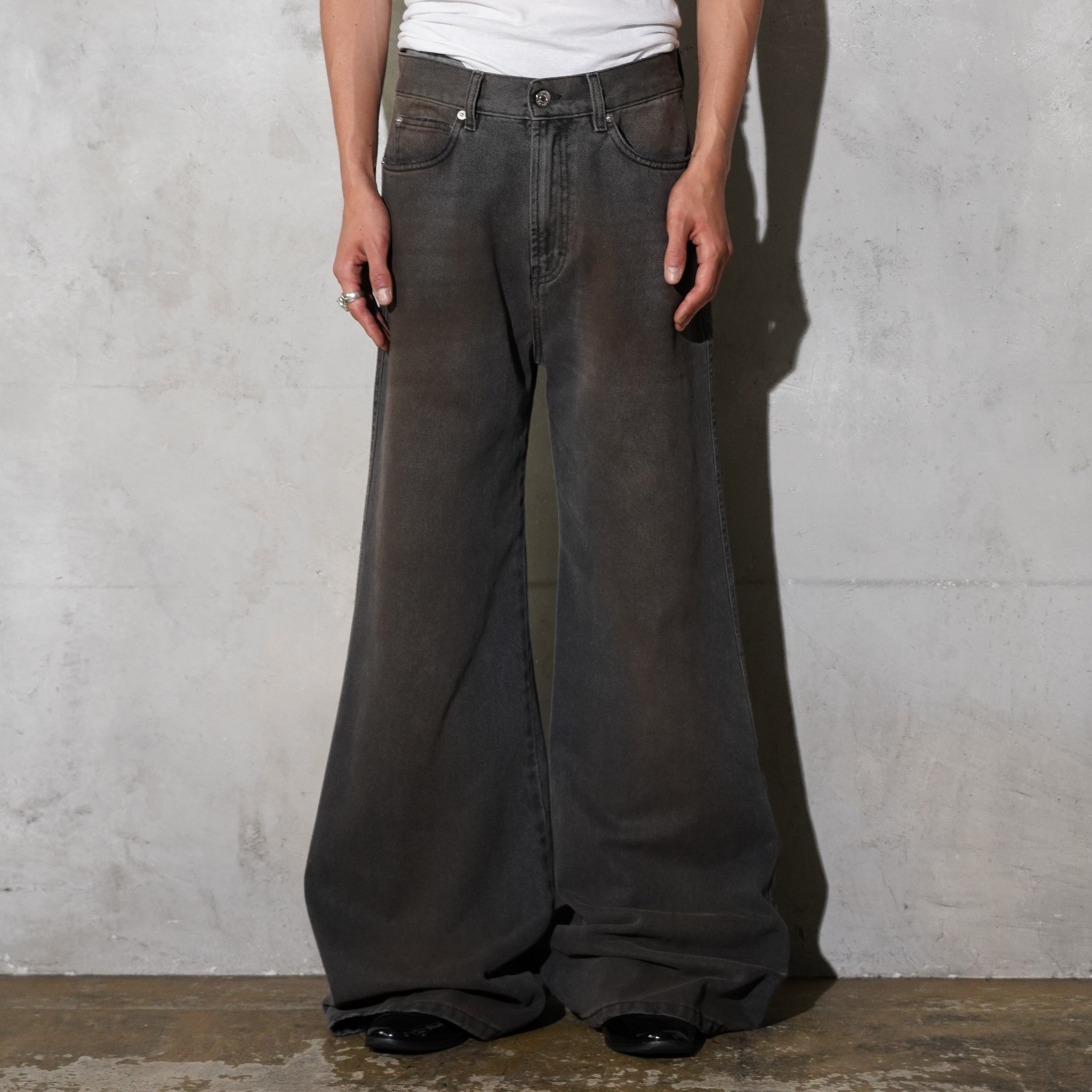 LU'U DAN / PHAT PANTS XL DIRTY OUTCAST GREY