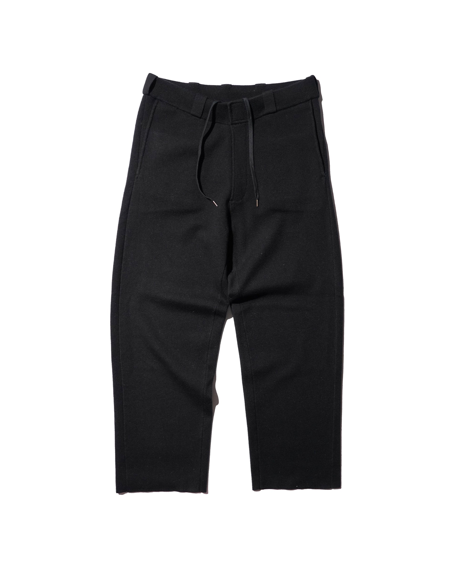 パンツ MEIAS CO/WOOL WORK HALF PT MEIAS / CO WOOL WORK PT BLACK