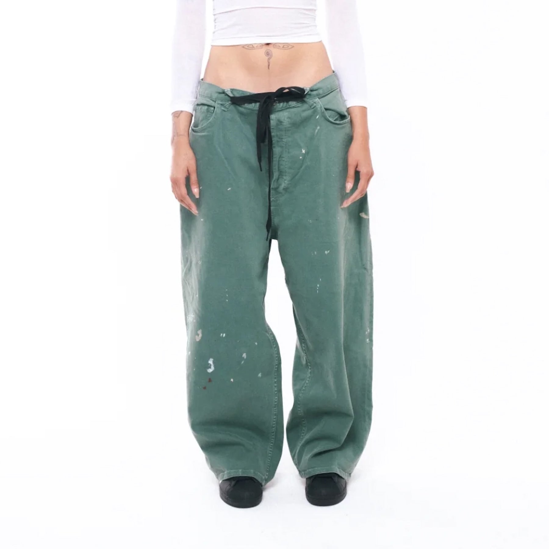 Ghetto Rodeo / FADED GREEN DENIM