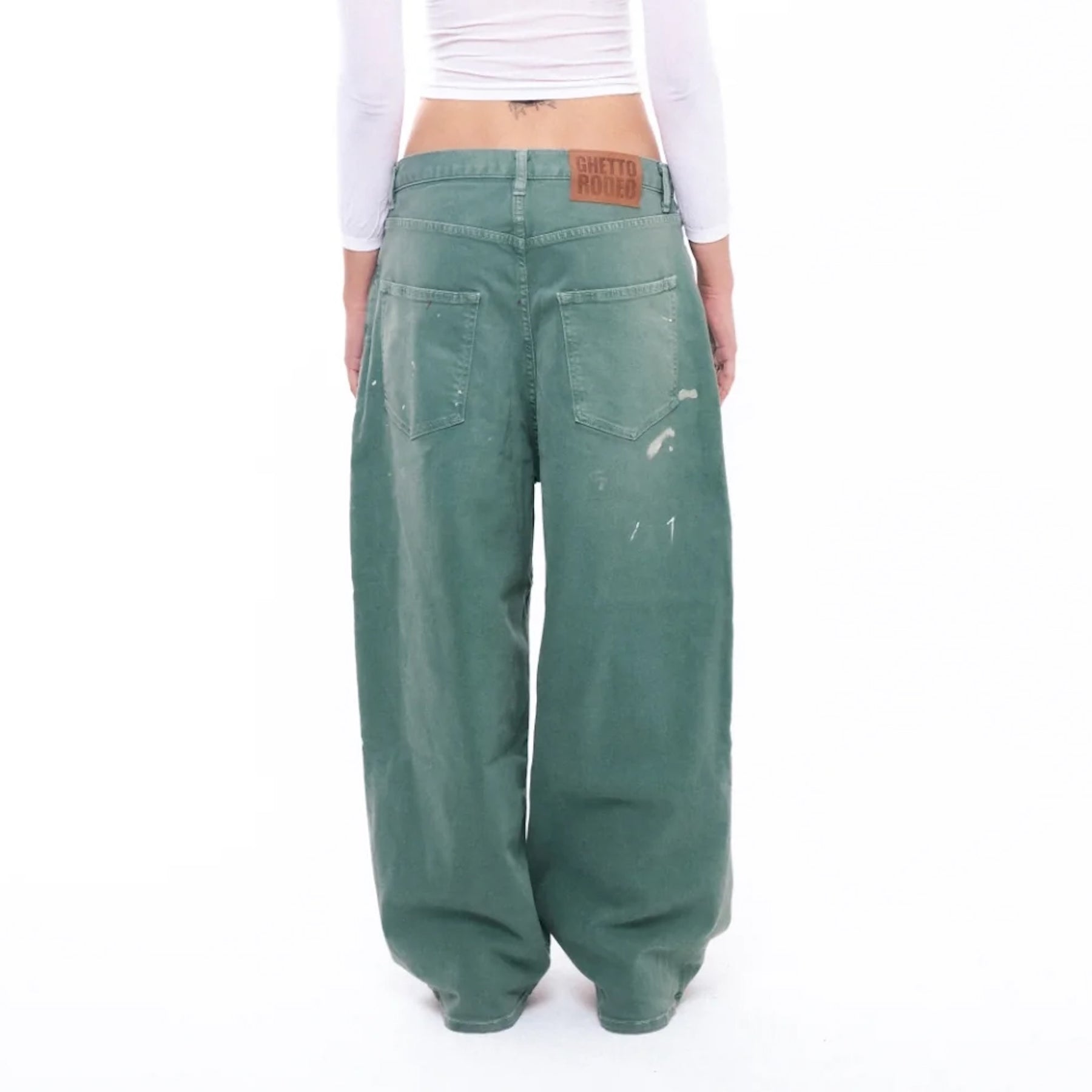 Ghetto Rodeo / FADED GREEN DENIM