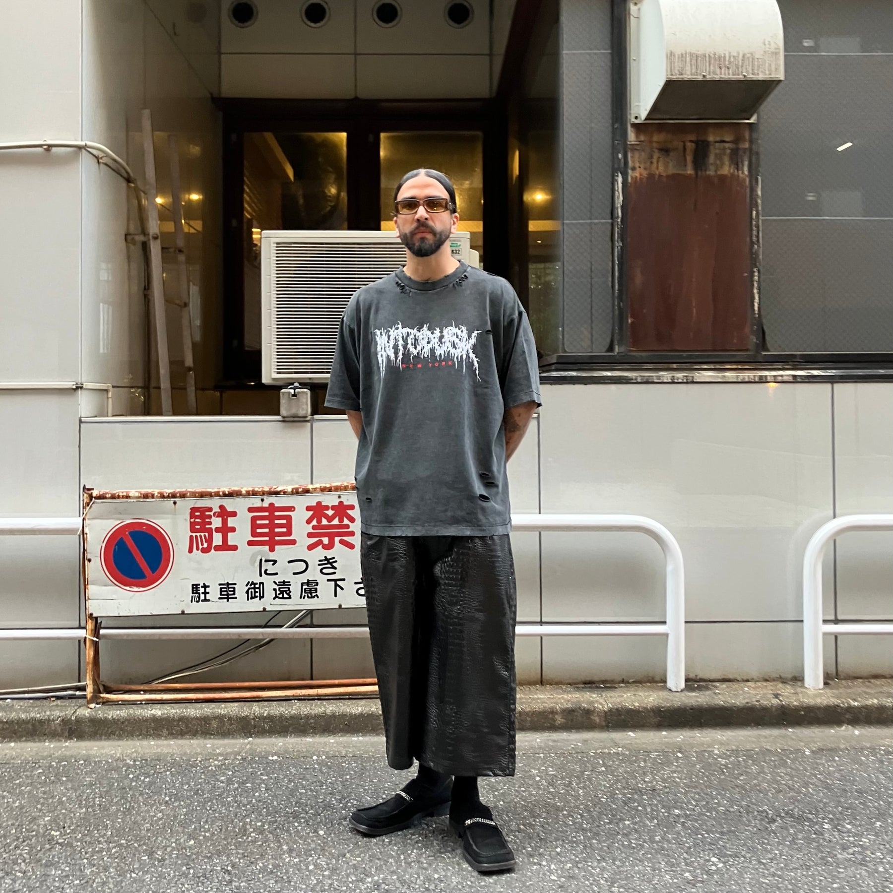 【CCTB Exclusive】INTODUSK / SCARY LOGO SS T WASHED BLACK