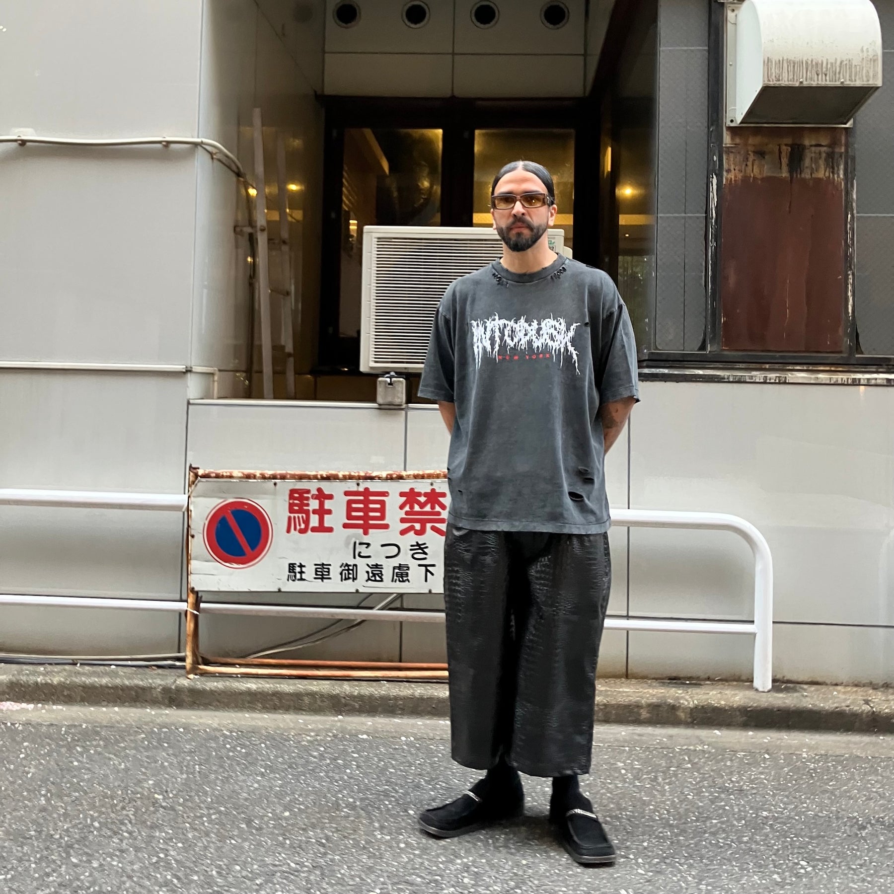 【CCTB Exclusive】INTODUSK / SCARY LOGO SS T WASHED BLACK
