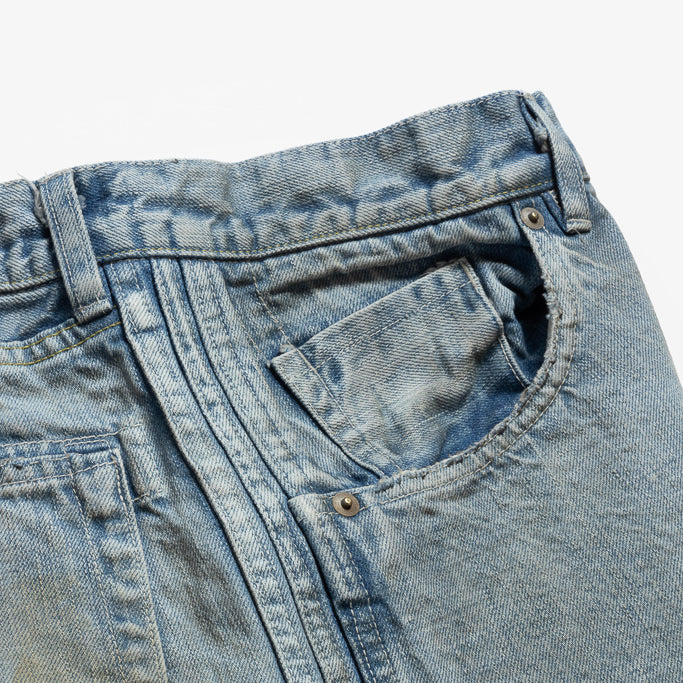 <span style="color: #f50b0b;">Last One</span> ROTOL / TRIPLE SEAMS 6P DENIM BORO