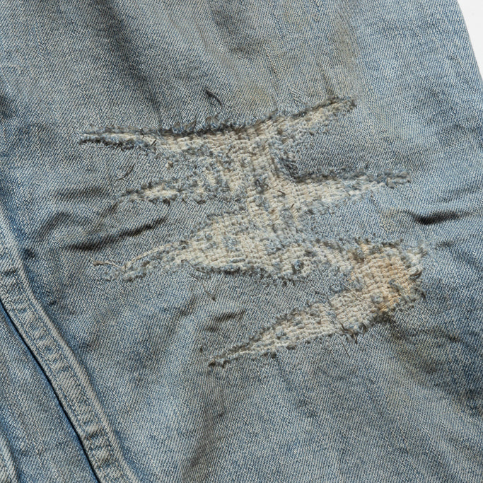 <span style="color: #f50b0b;">Last One</span> ROTOL / TRIPLE SEAMS 6P DENIM BORO