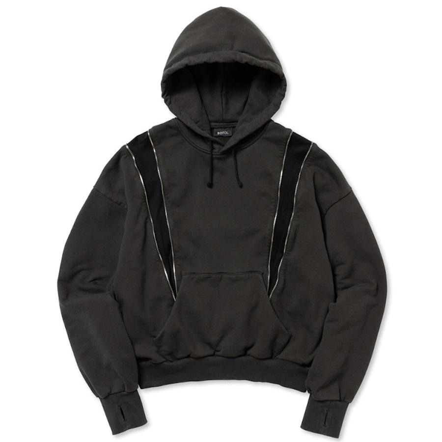 <span style="color: #f50b0b;">Last One</span> ROTOL / TRANSFORM HOODIE SWEAT BLACK