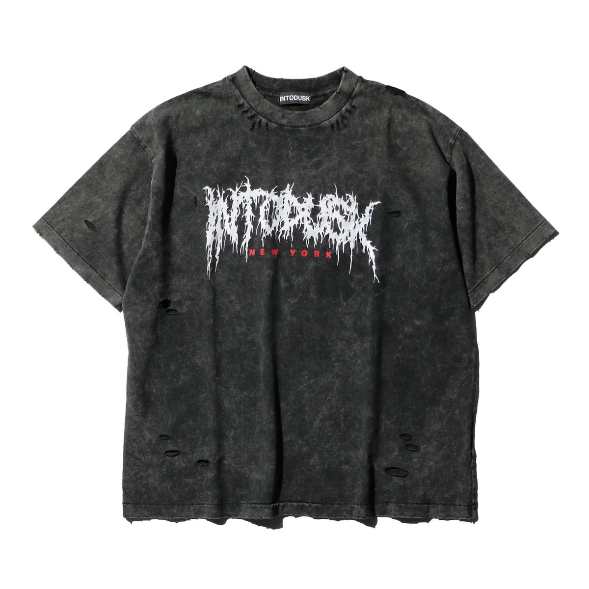 【CCTB Exclusive】INTODUSK / SCARY LOGO SS T WASHED BLACK