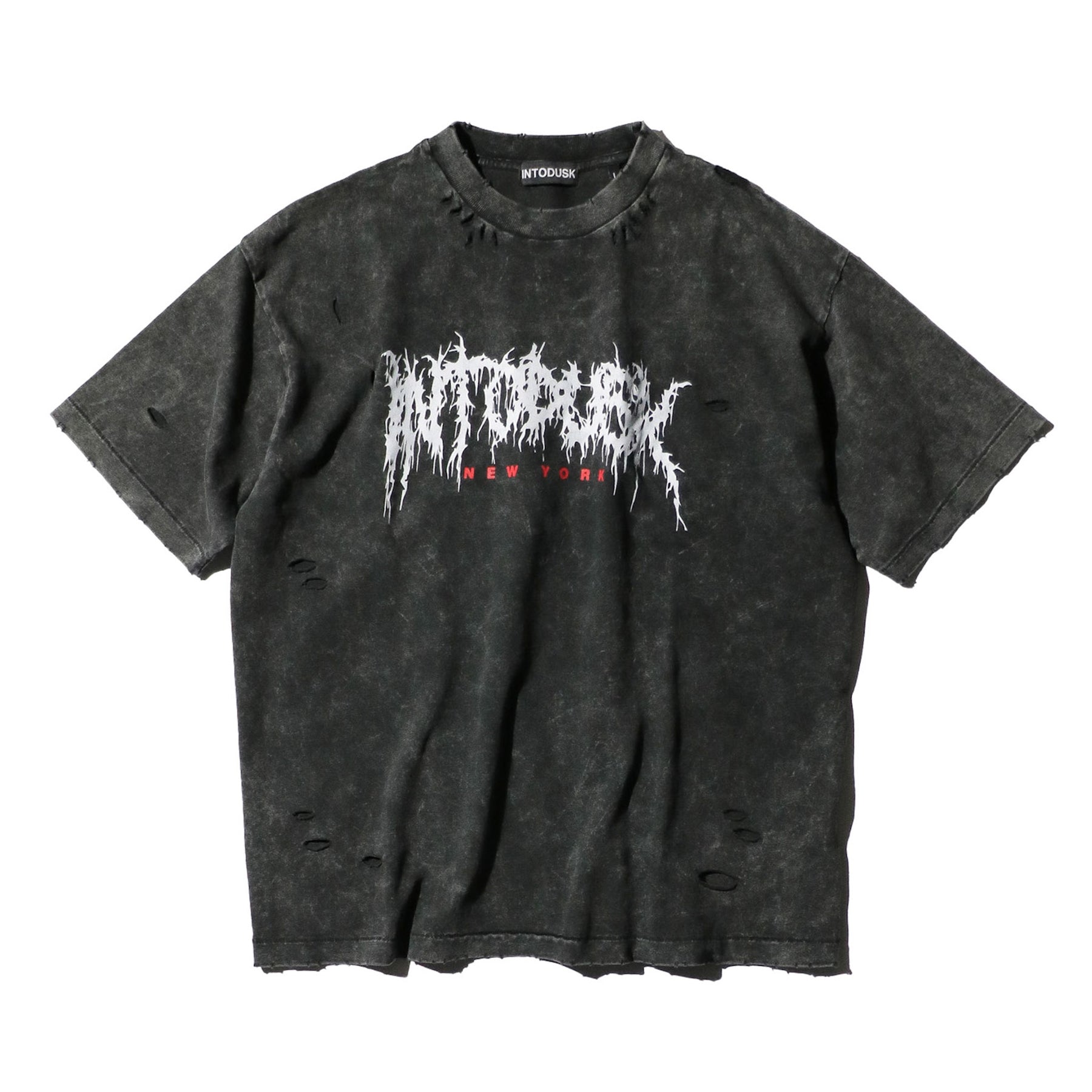 【CCTB Exclusive】INTODUSK / SCARY LOGO SS T WASHED BLACK