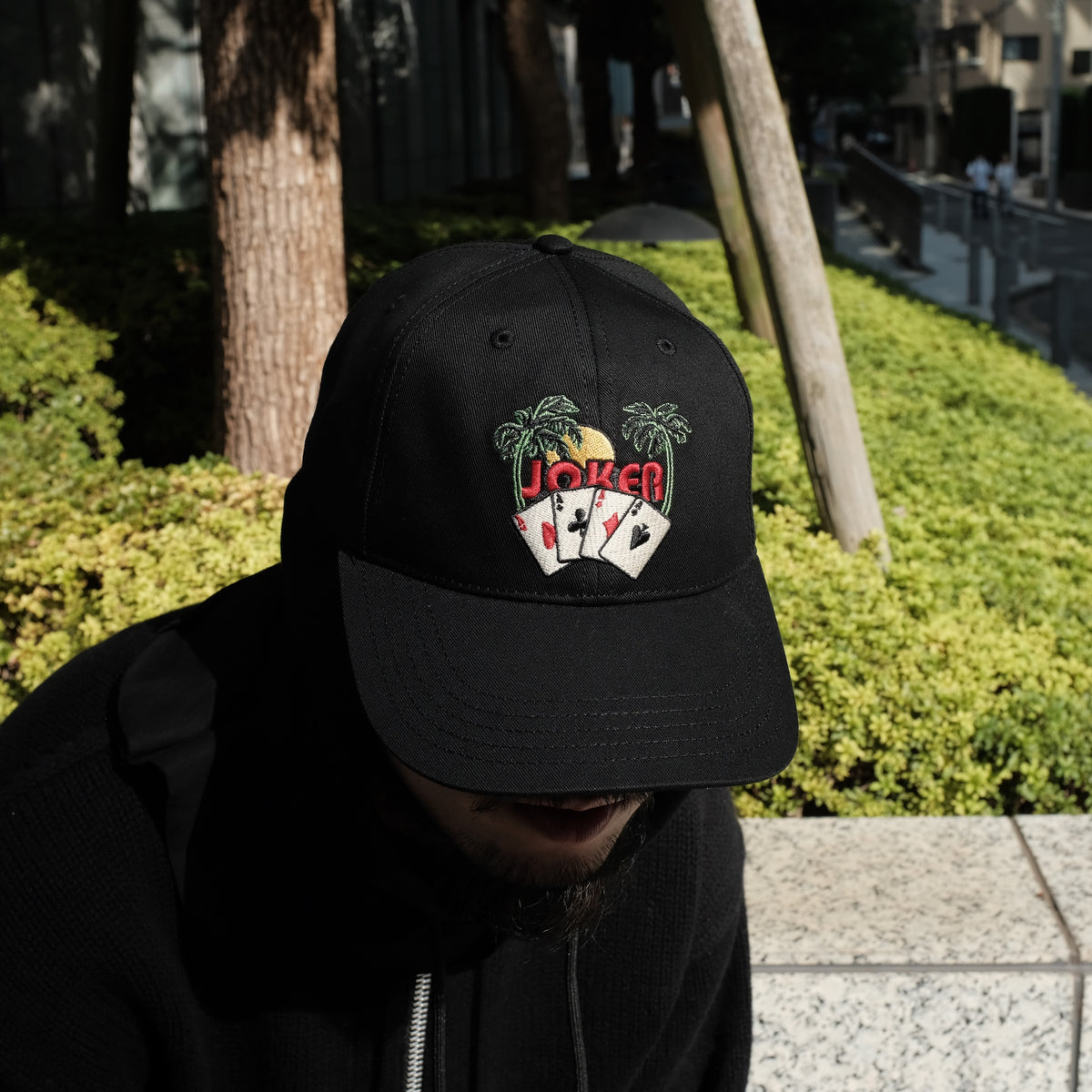 Martine Rose / HOODIE CAP BLACK
