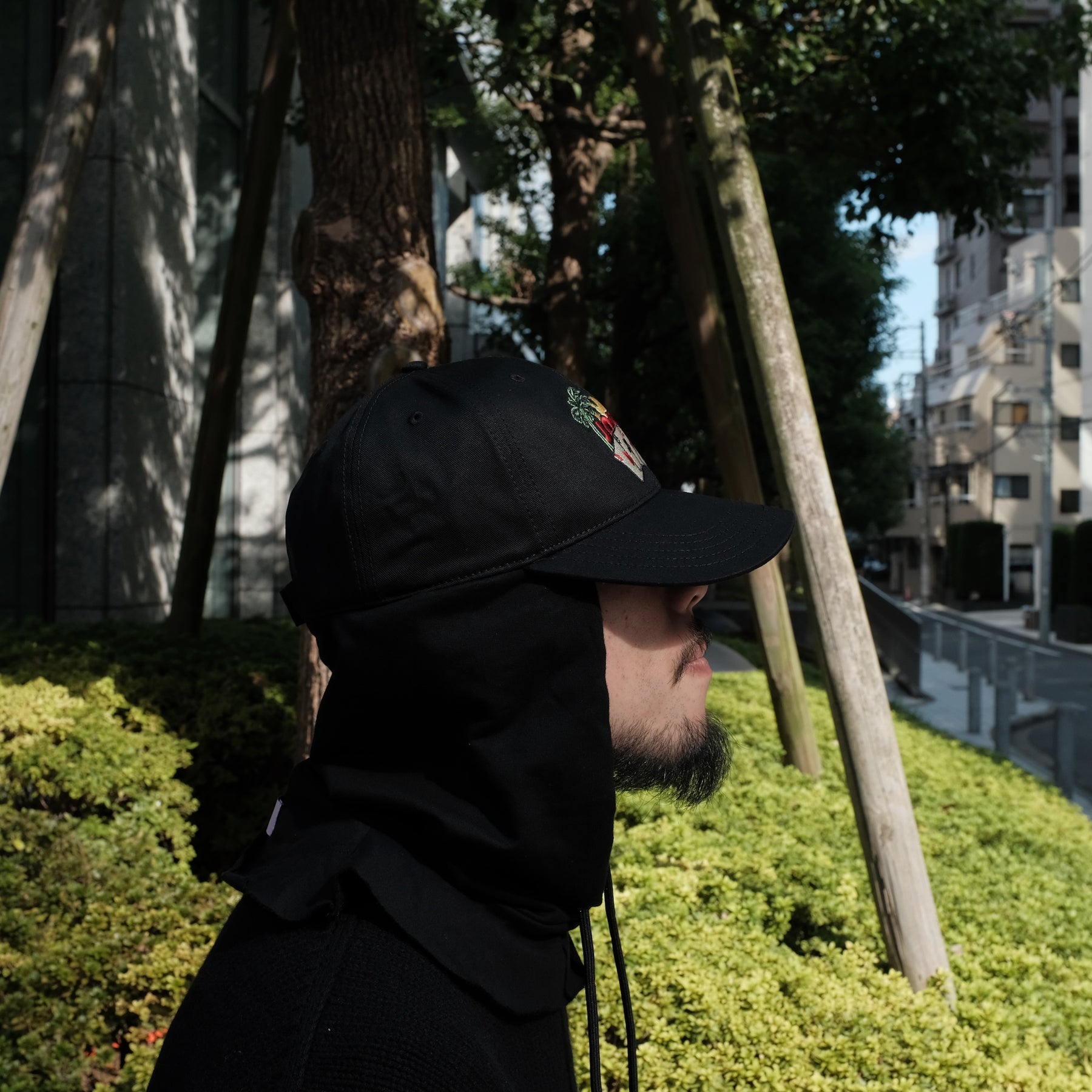Martine Rose / HOODIE CAP BLACK