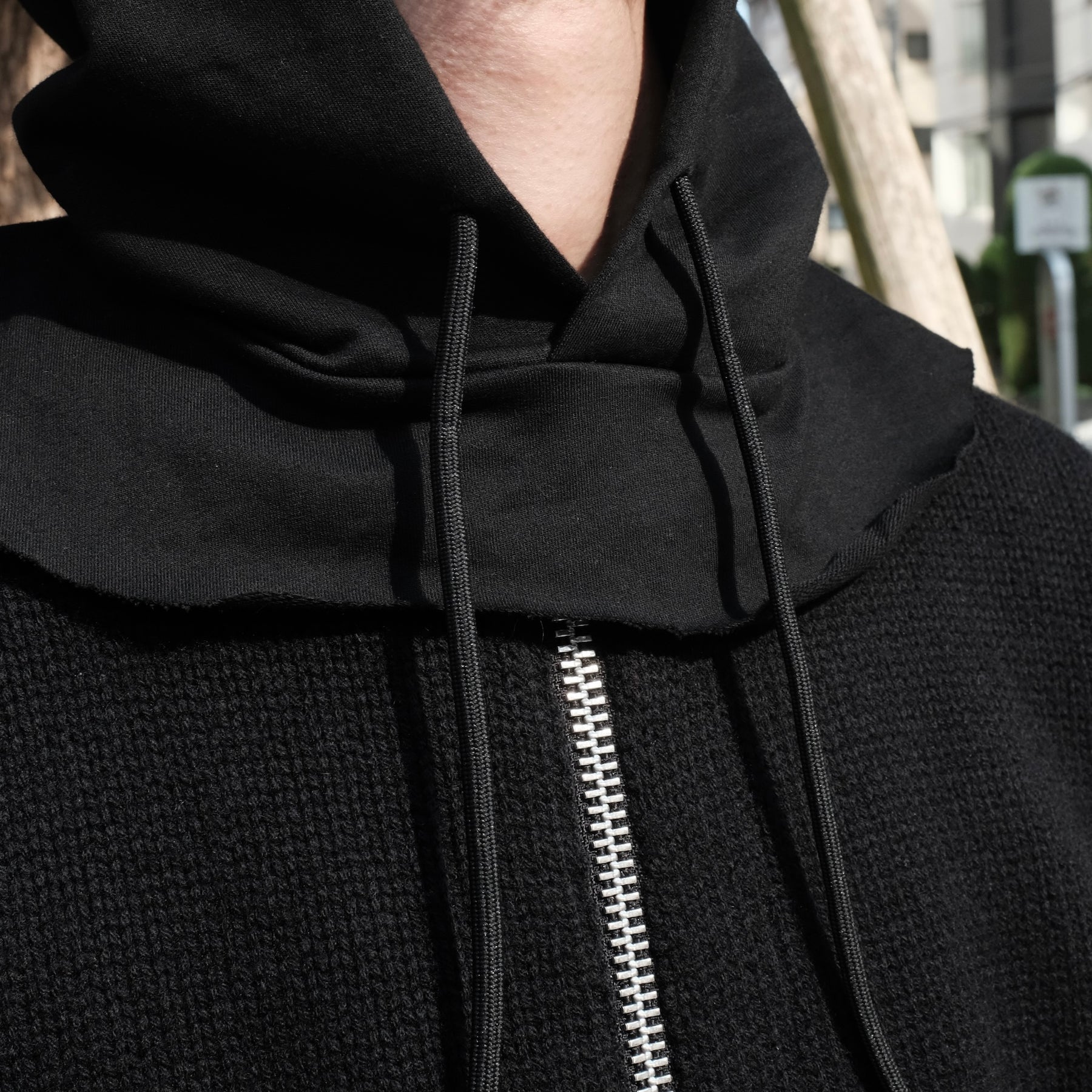 Martine Rose / HOODIE CAP BLACK