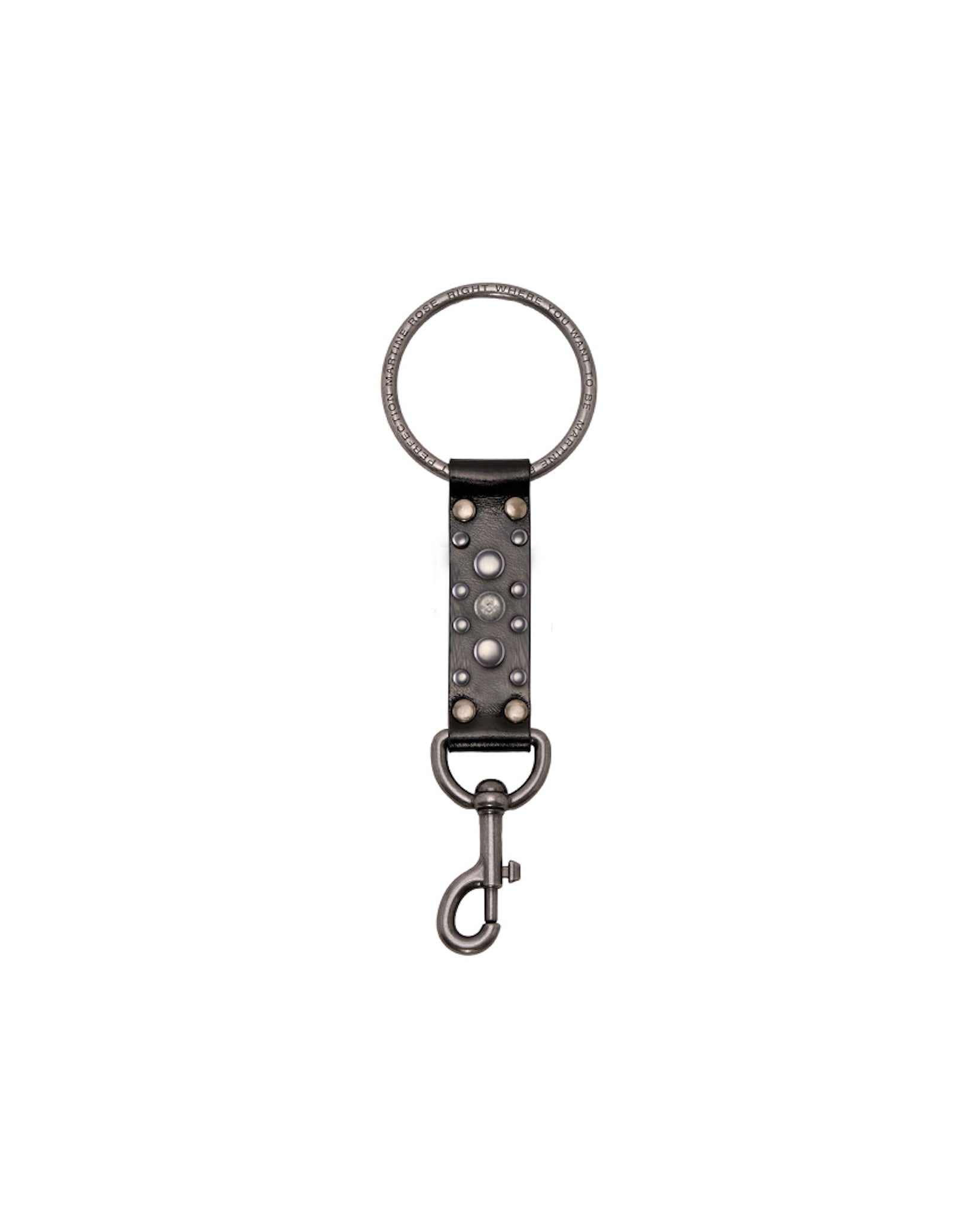 Martine Rose キーホルダー Martine Rose / STUDDED O RING KEYCHAIN BROWN