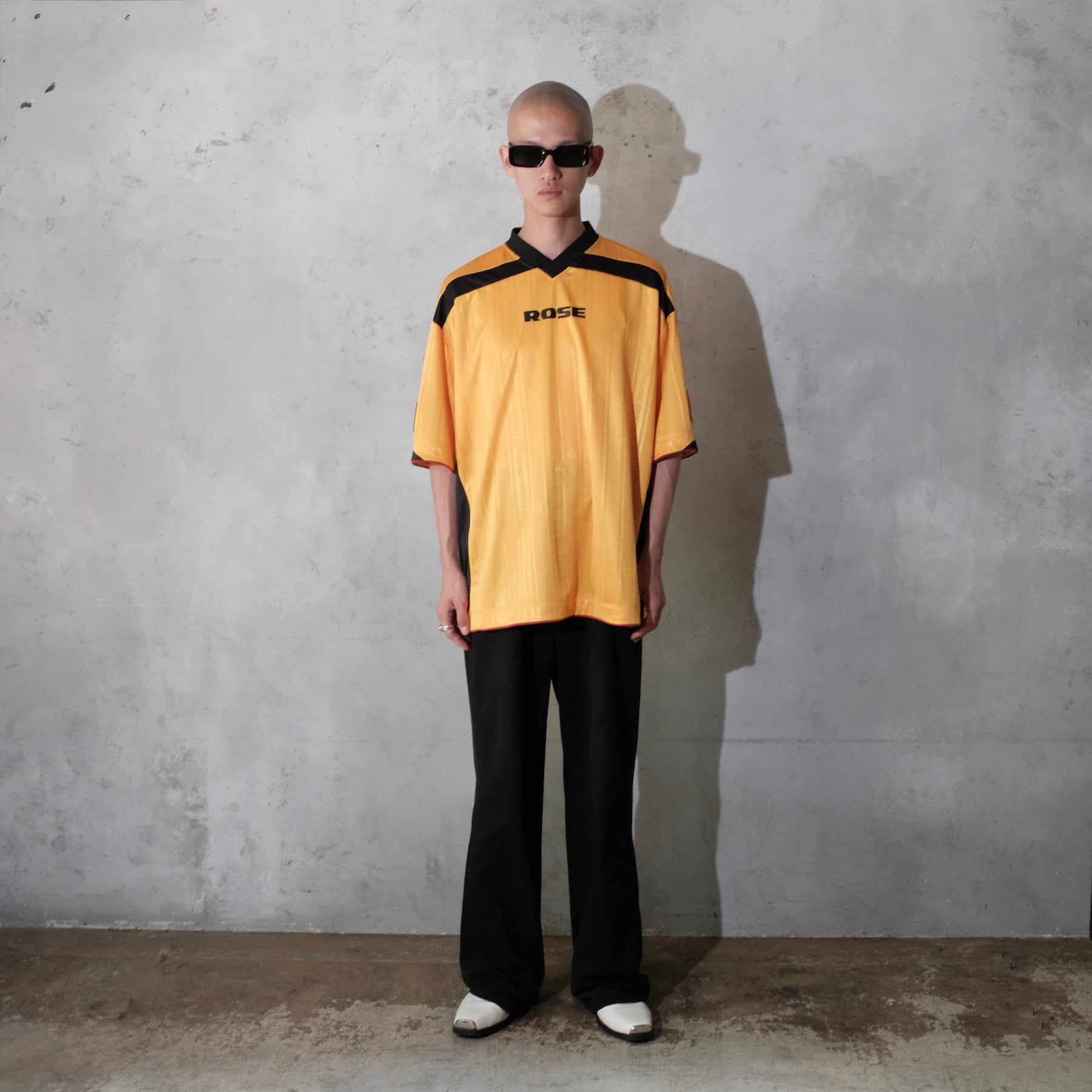 Martine Rose / PRINTED FOOTBALL TOP YELLOW GOLD
