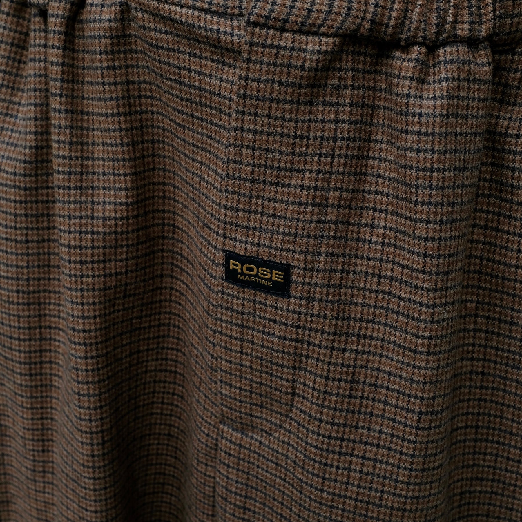 Martine Rose / EXTREME WIDE LEG TAILORED TROUSER BROWN