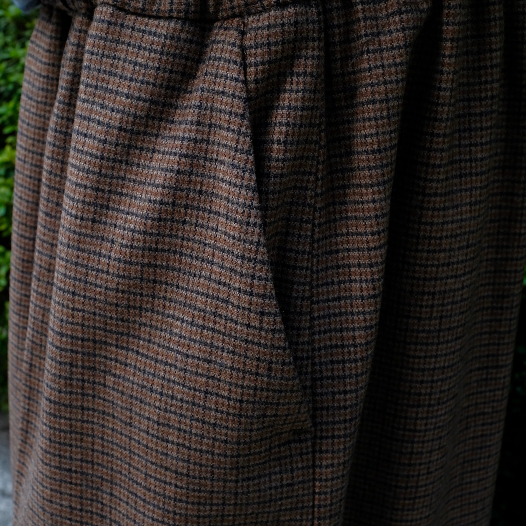 Martine Rose / EXTREME WIDE LEG TAILORED TROUSER BROWN