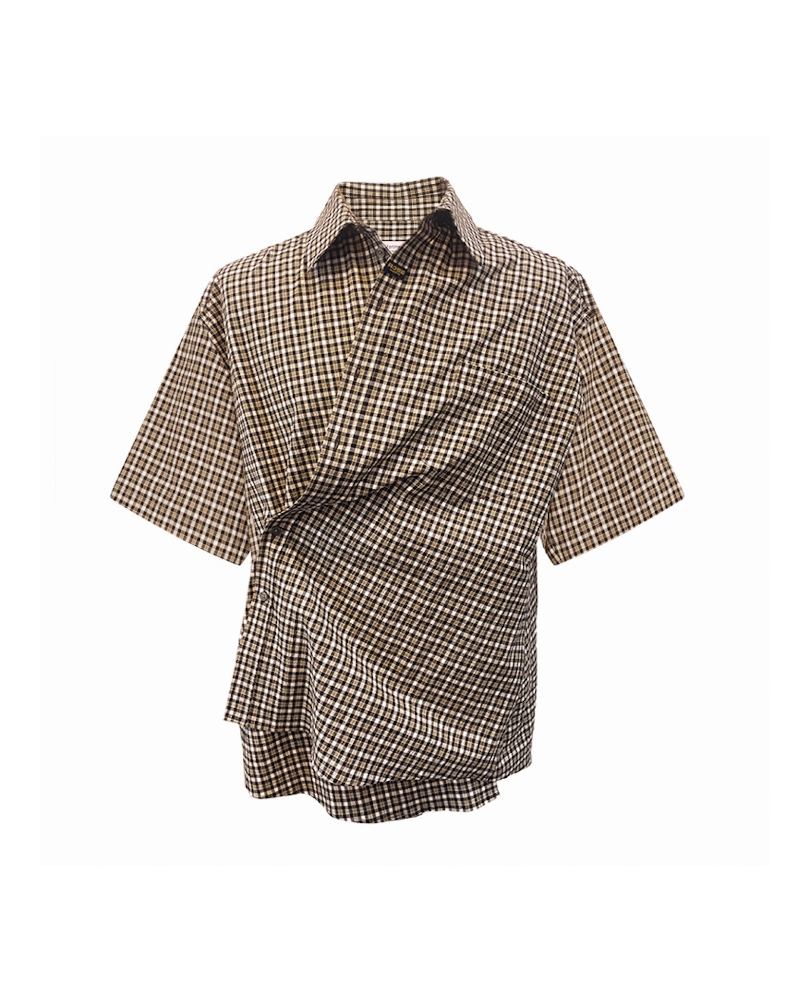 martine rose 20aw シャツ Martine Rose / SS BOXY WRAP SHIRT BLACK GREEN