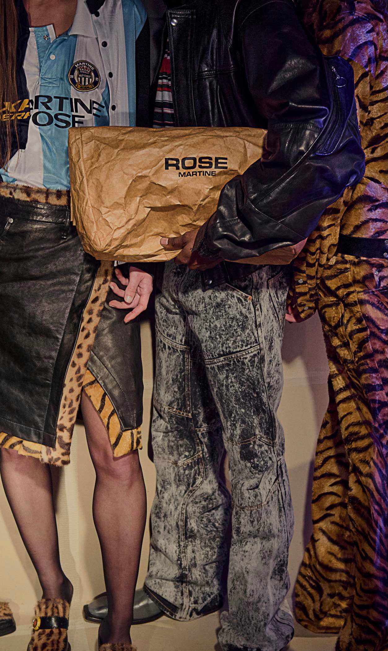 Martine Rose / FOLDABLE BAG BEIGE