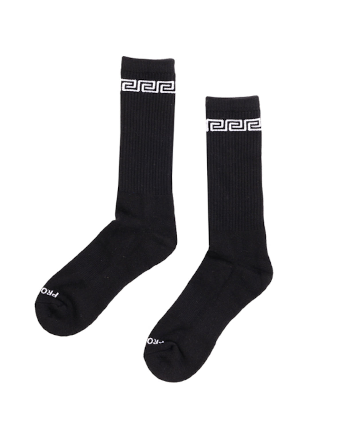 <span style="color: #f50b0b;">Last One</span> PRO CLUB / PC LINK CREW SOCK BLACK