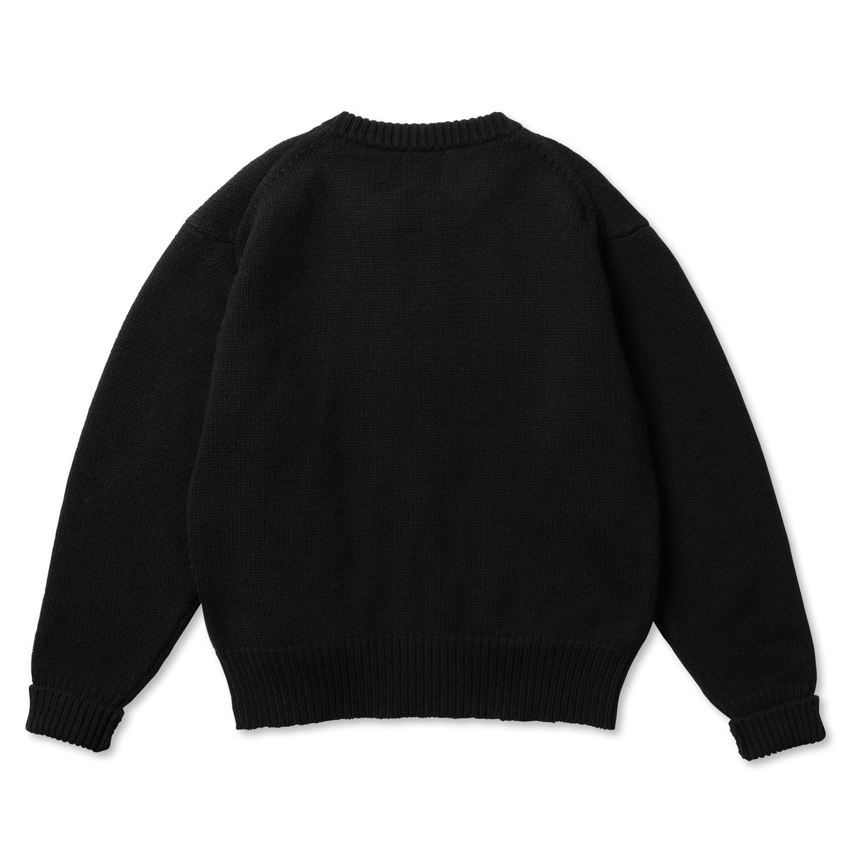 ROTOL / WOOL CASHMERE ZIP KNIT SWEATER BLACK