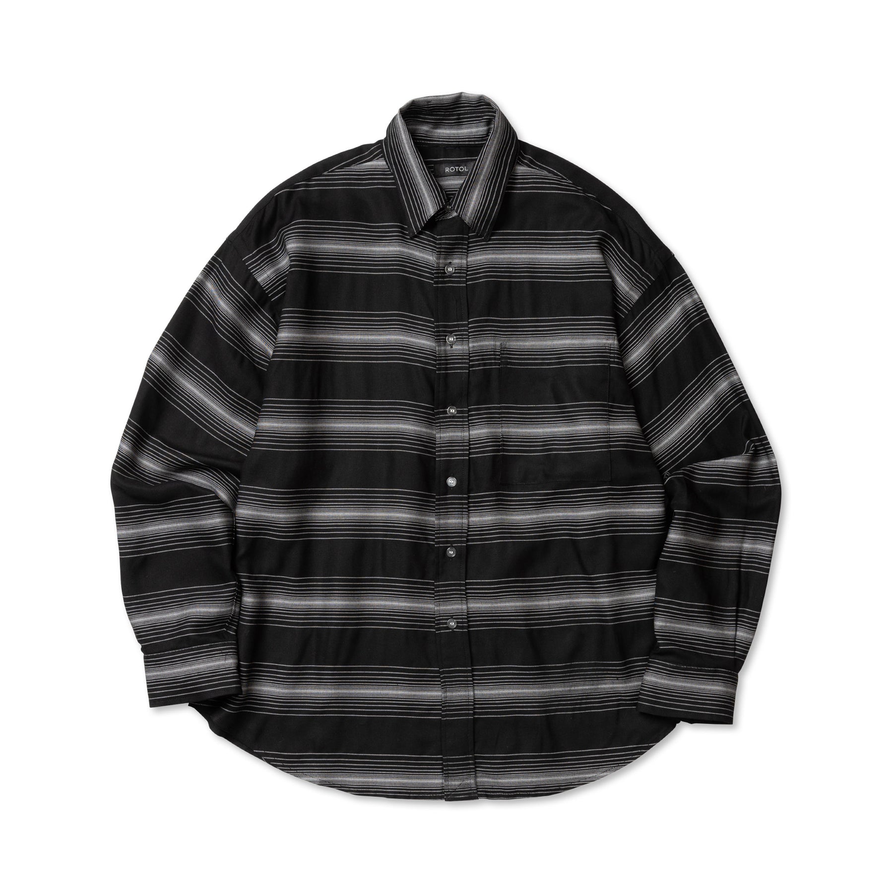 <span style="color: #f50b0b;">Last One</span> ROTOL / GLOWRIA BASIC SHIRT BLACK