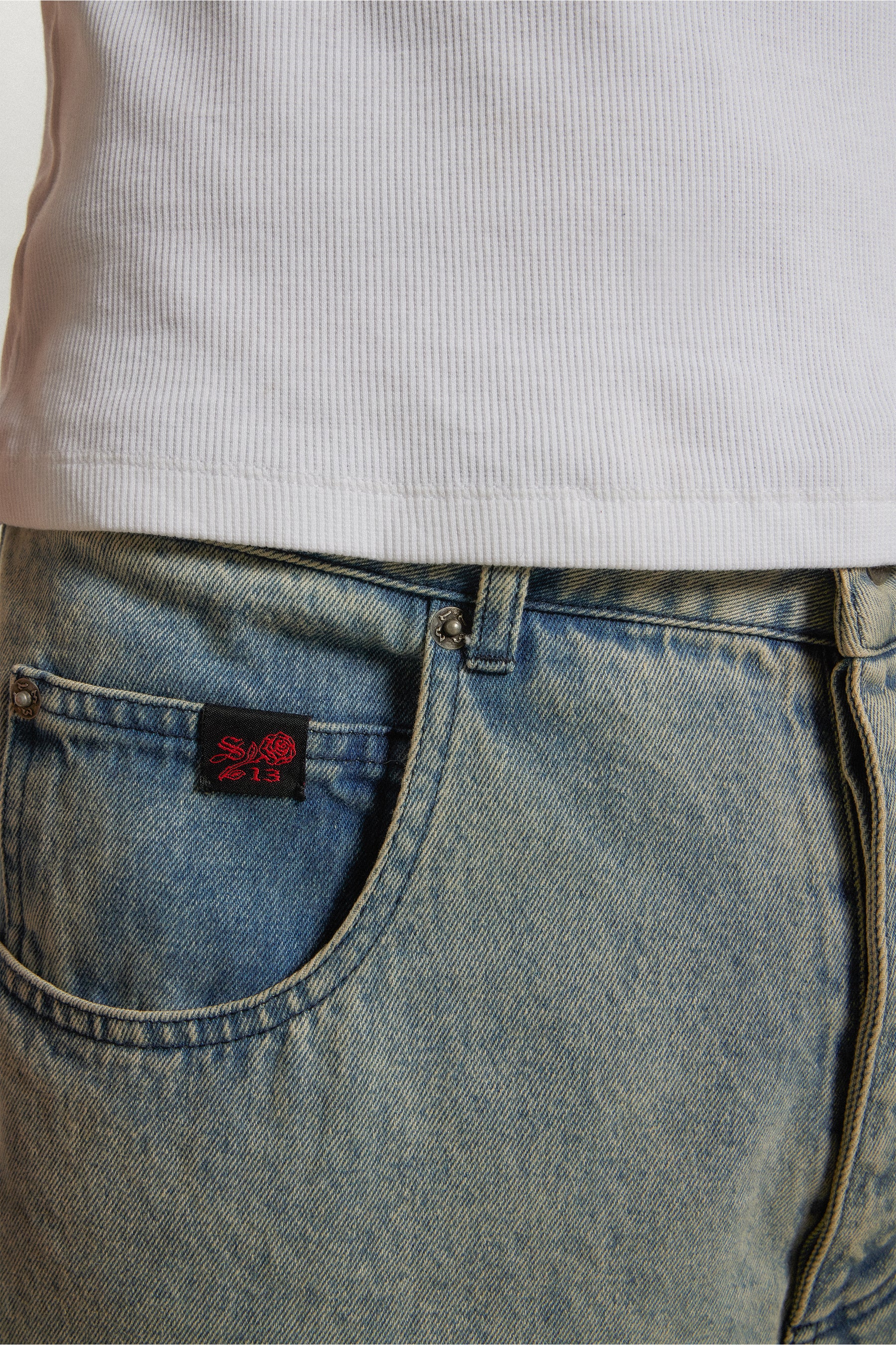 1313 SELAH / SEBA DENIM PANTS RINSE BLUE
