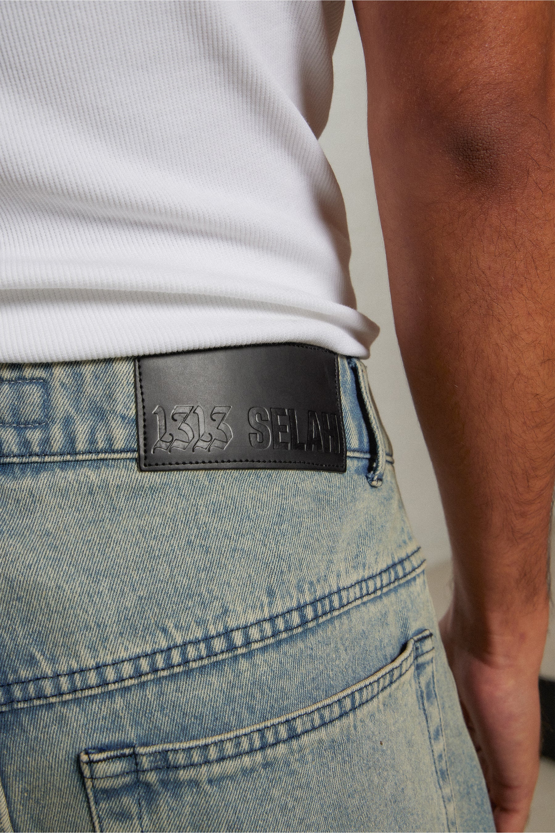1313 SELAH / SEBA DENIM PANTS RINSE BLUE