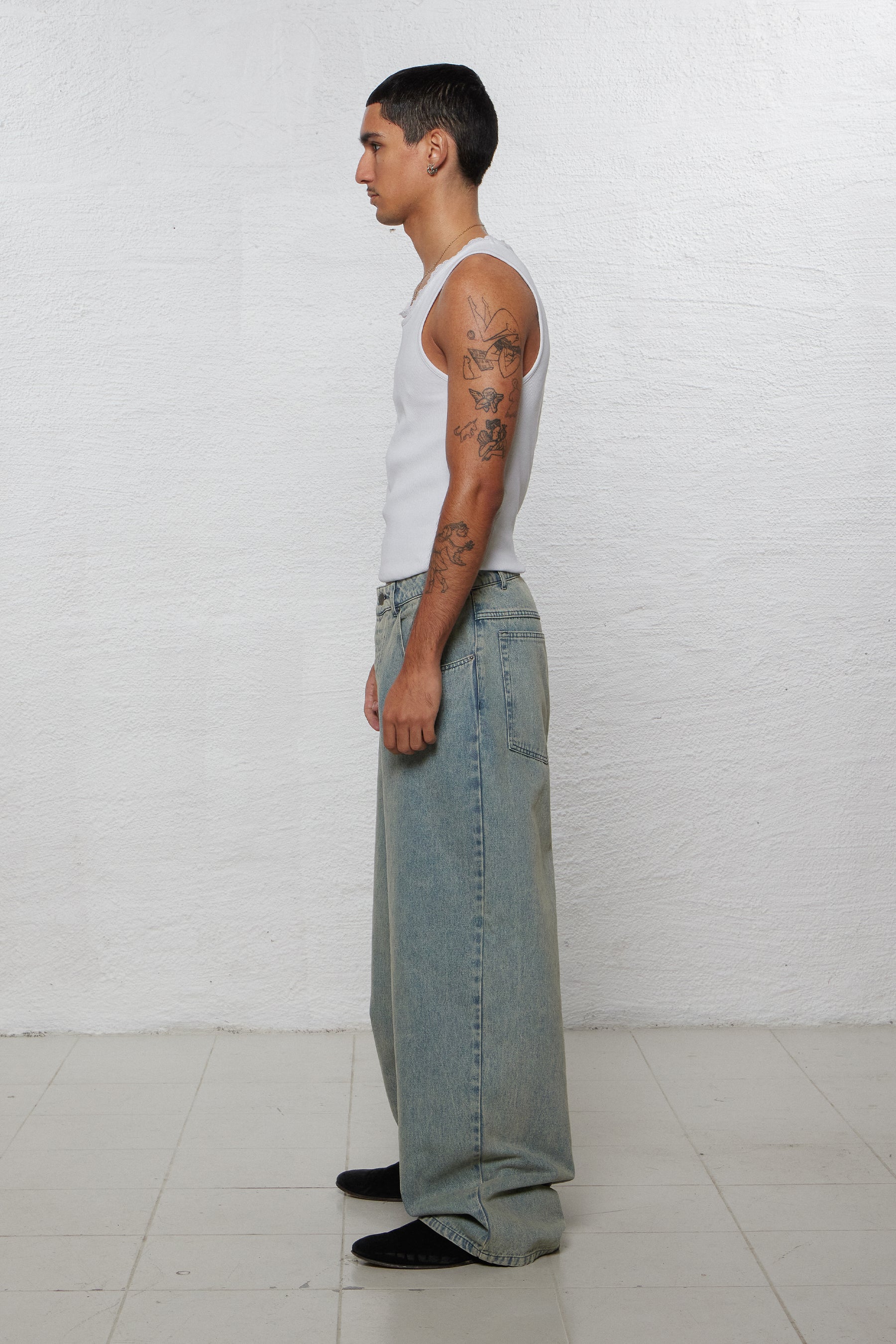 1313 SELAH / SEBA DENIM PANTS RINSE BLUE