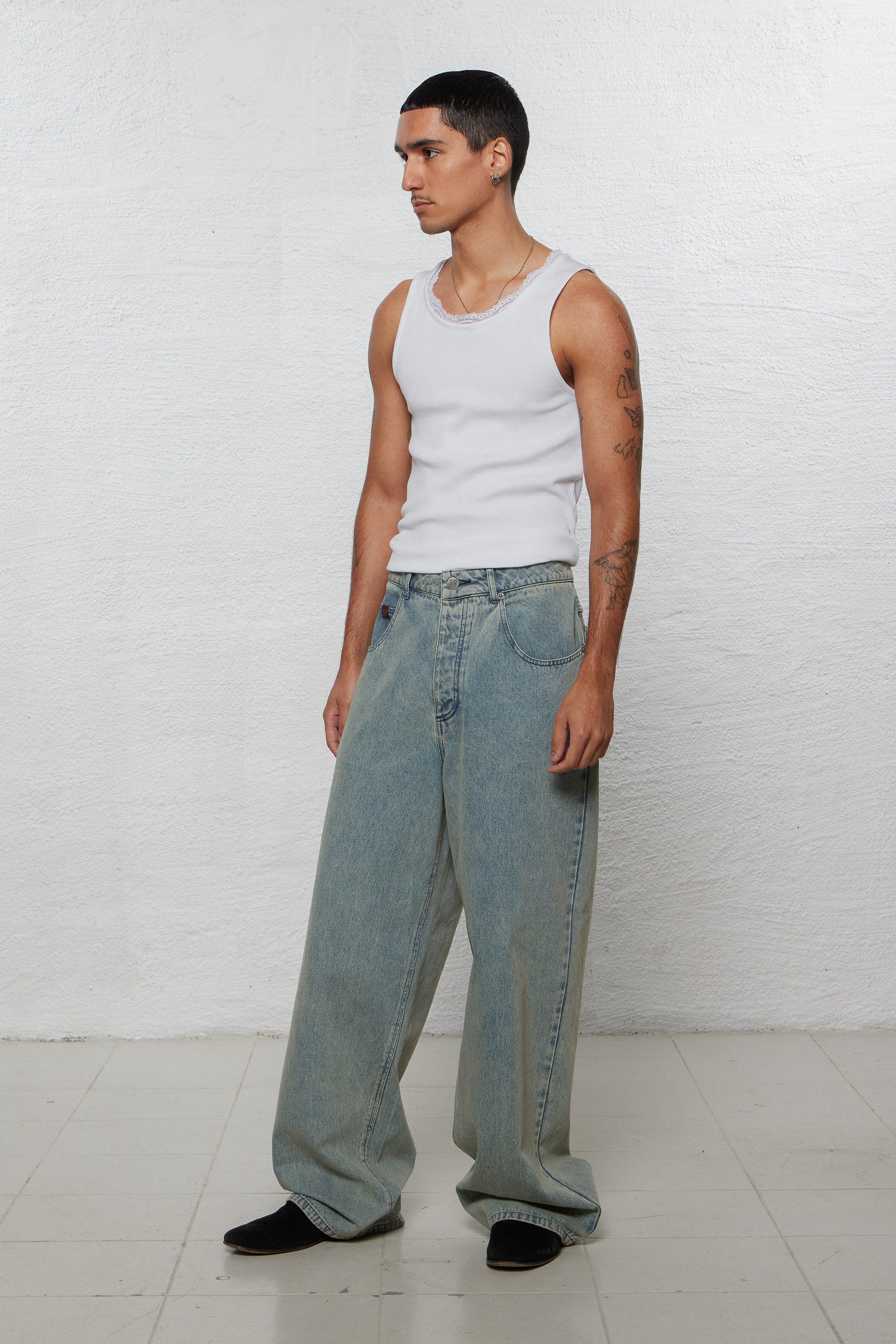 1313 SELAH / SEBA DENIM PANTS RINSE BLUE