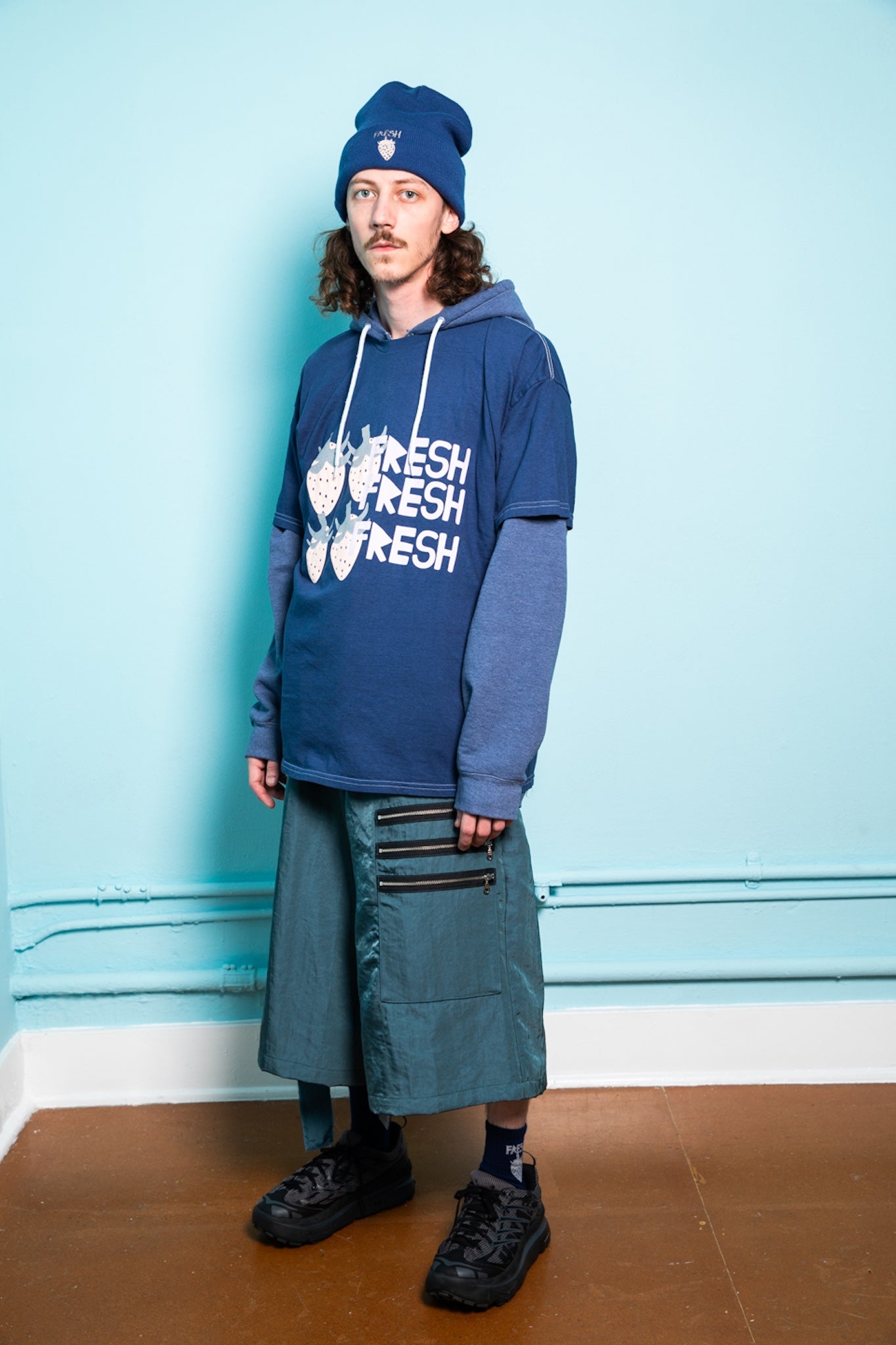<span style="color: #ff2a00;">Last One</span> WESTFALL / TRIPLE ZIP POCKET 3/4 PANT BLUE