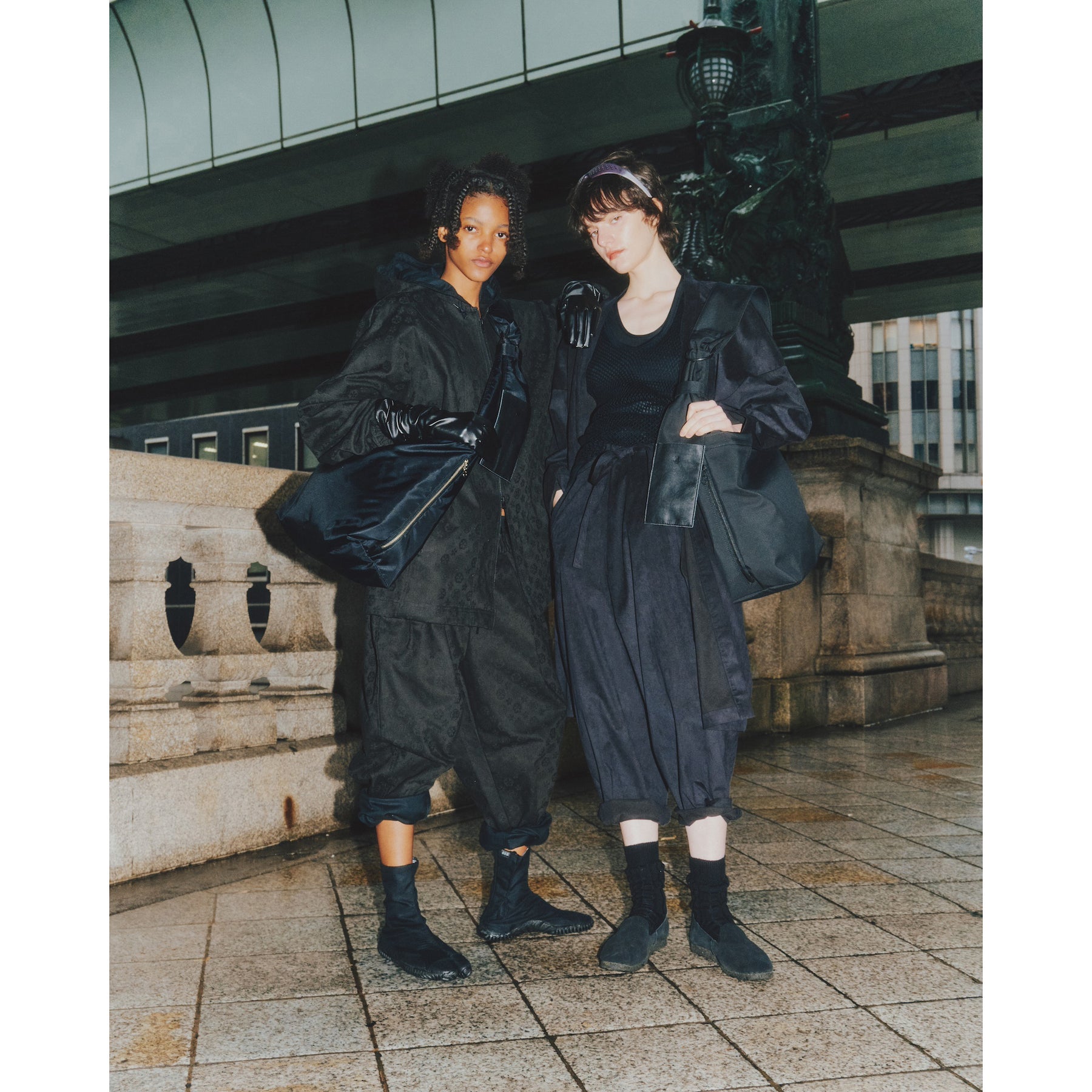 yorozu / TASUKI SHOULDER FF BLACK