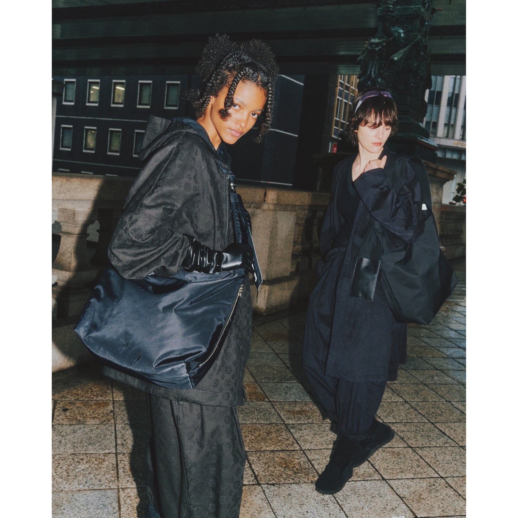 yorozu / TASUKI SHOULDER FF BLACK