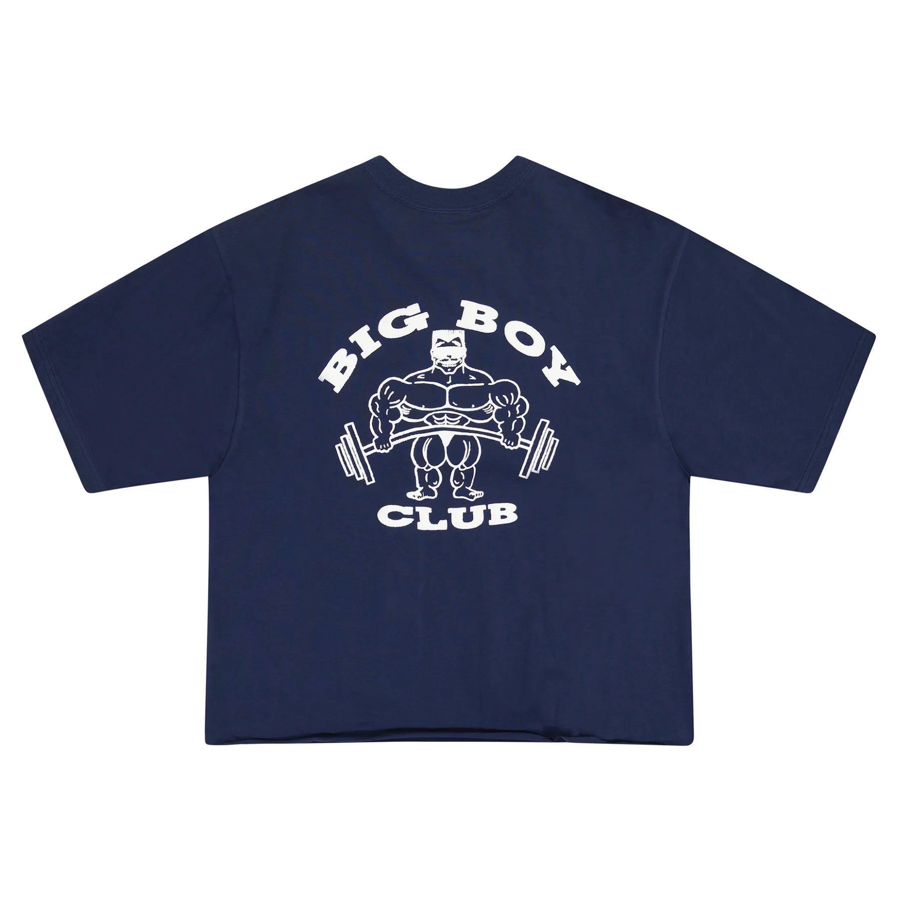<span style="color: #f50b0b;">Last One</span> Y,IWO / Big Boy Club Cropped Tee NAVY