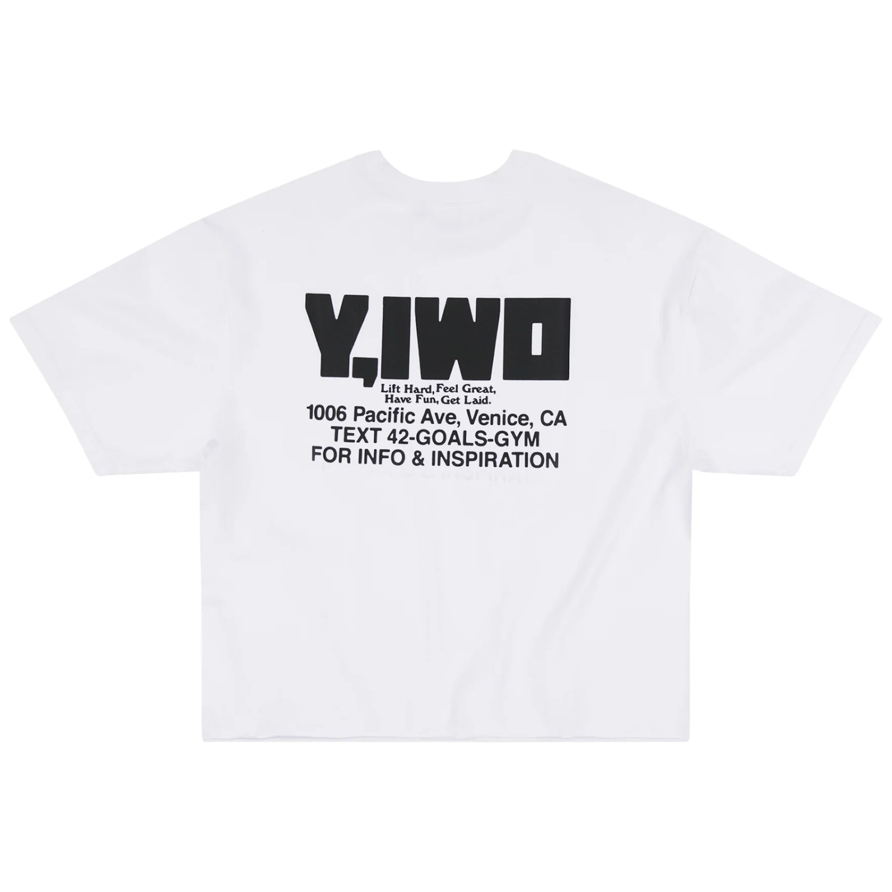 <span style="color: #f50b0b;">Last One</span> Y,IWO / Hardwear Cropped Tee WHITE