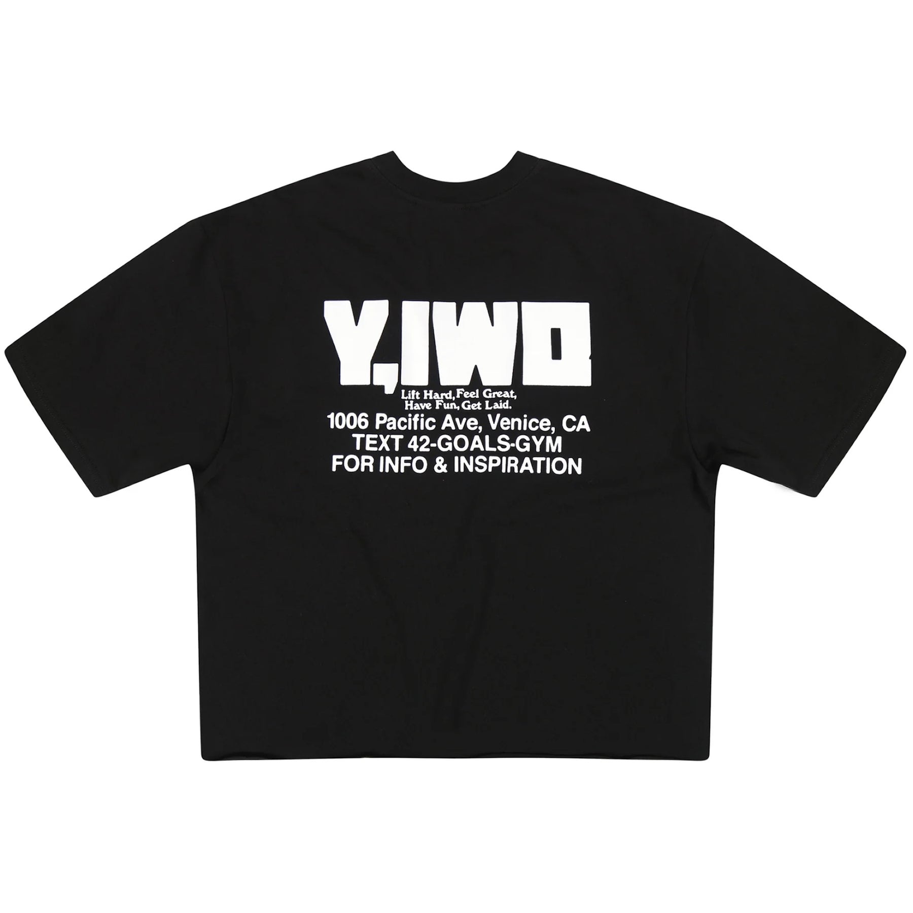 <span style="color: #f50b0b;">Last One</span> Y,IWO / Hardwear Cropped Tee BLACK