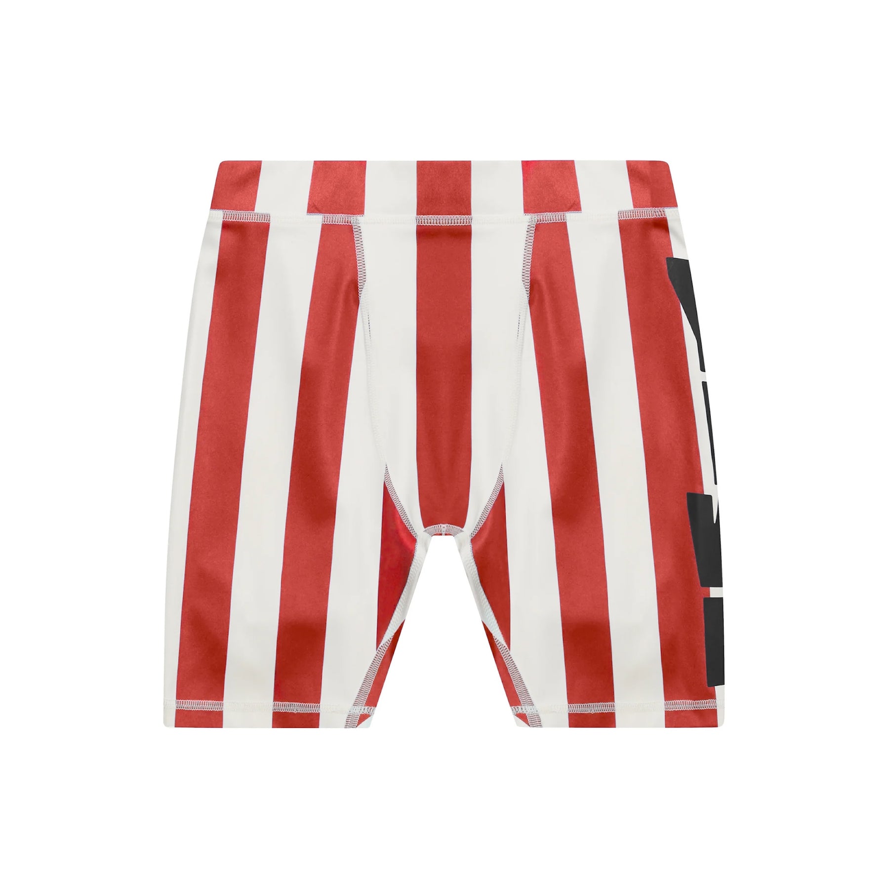<span style="color: #f50b0b;">Last One</span> Y,IWO / Hardware Striped Front Panel Bike Shorts RED STRIPE