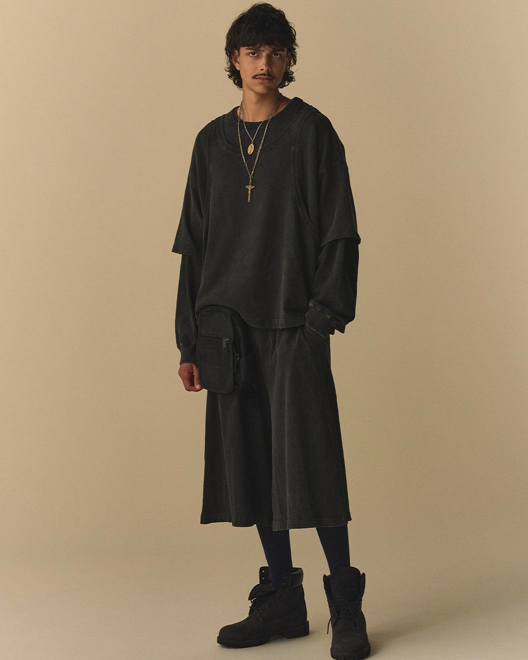 THE MAGUEY / SHORT SLEEVE T WASHED BLACK