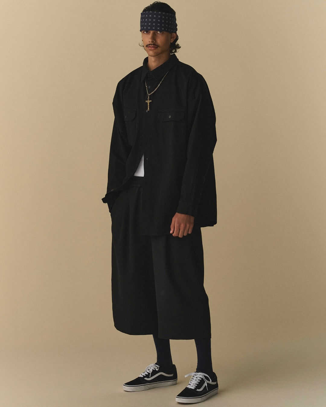 THE MAGUEY / PLEATED PANTS BLACK