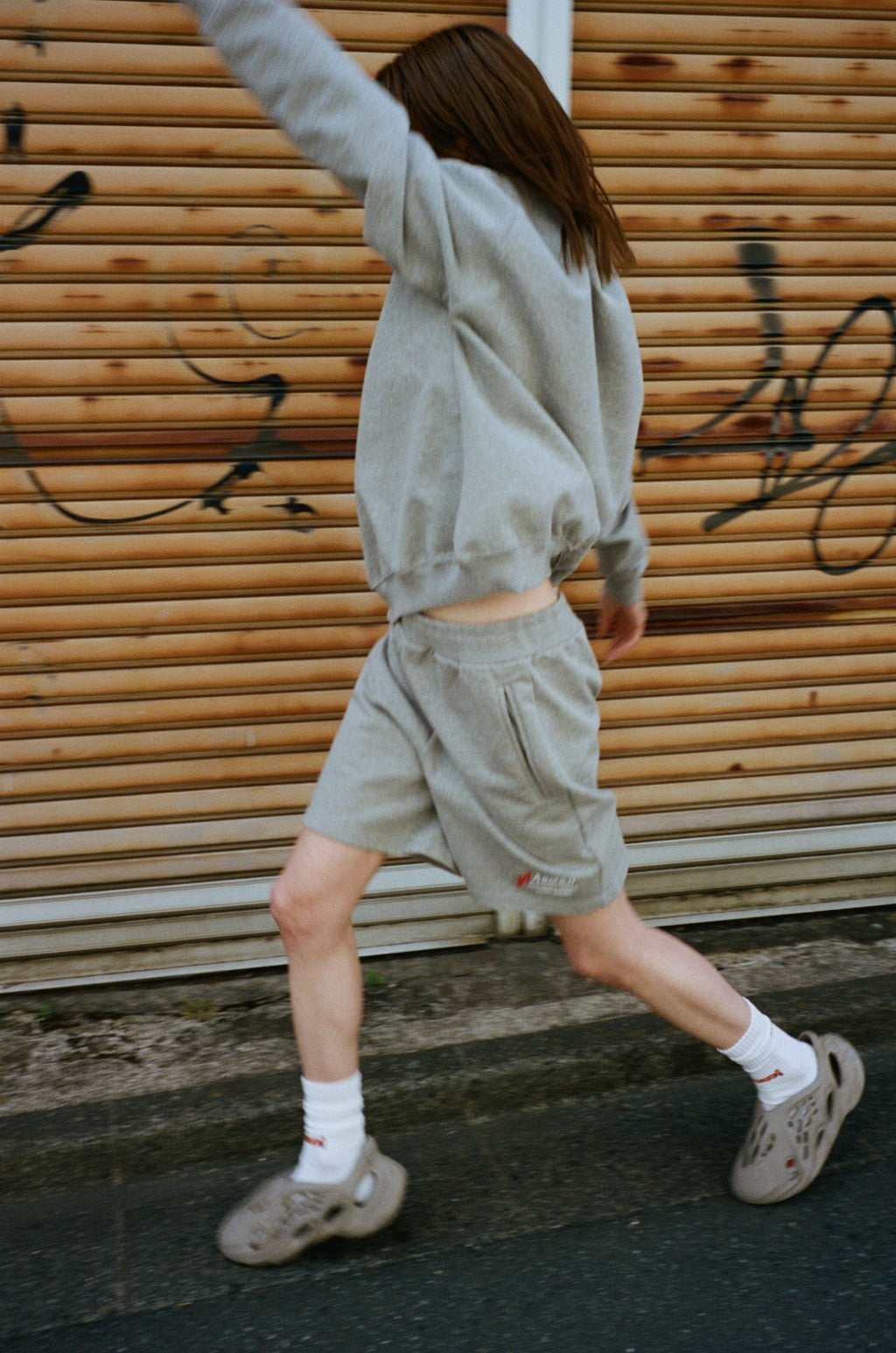 ARNOLD PARK STUDIOS / ELECTRICIAN SHORTS GREY MARL