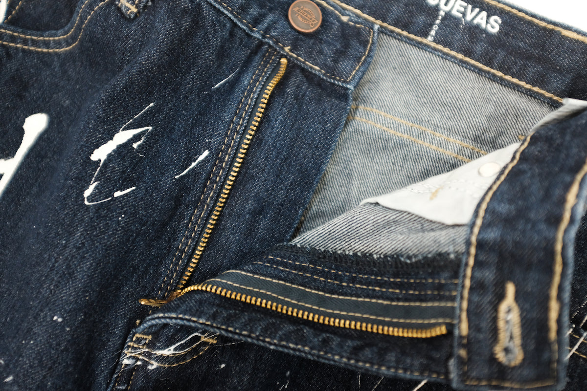 <span style="color: #f50b0b;">Last One</span> CUEVAS UNIFORM / SPLATTER DENIM