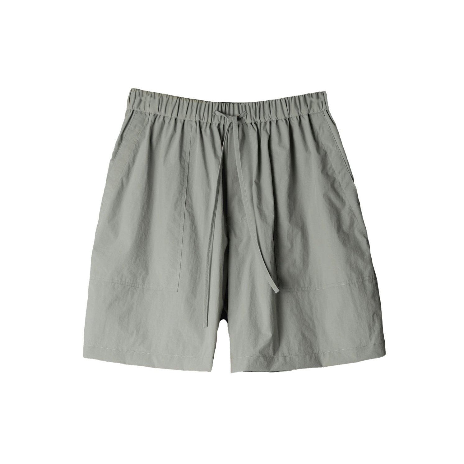 <span style="color: #f50b0b;">Last One</span> GREI. / BAGGY CAMP SHORT PARACHUTE NYLON FOG