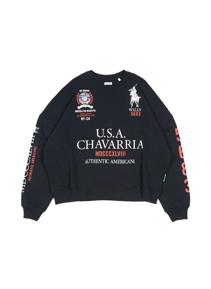 RESTOCK】 WILLY CHAVARRIA /CANAL STREET RUFF NECK LS