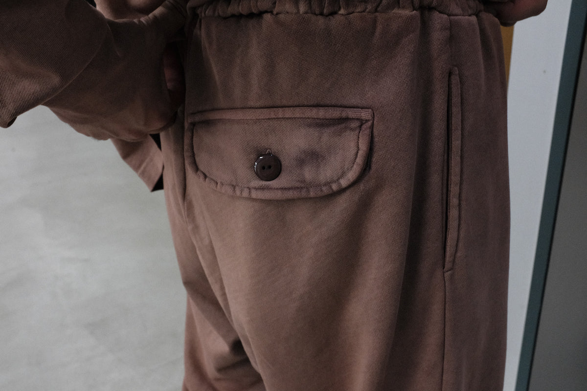 WILLY CHAVARRIA / BIG DADDY SWEAT PANT RUM RAISIN