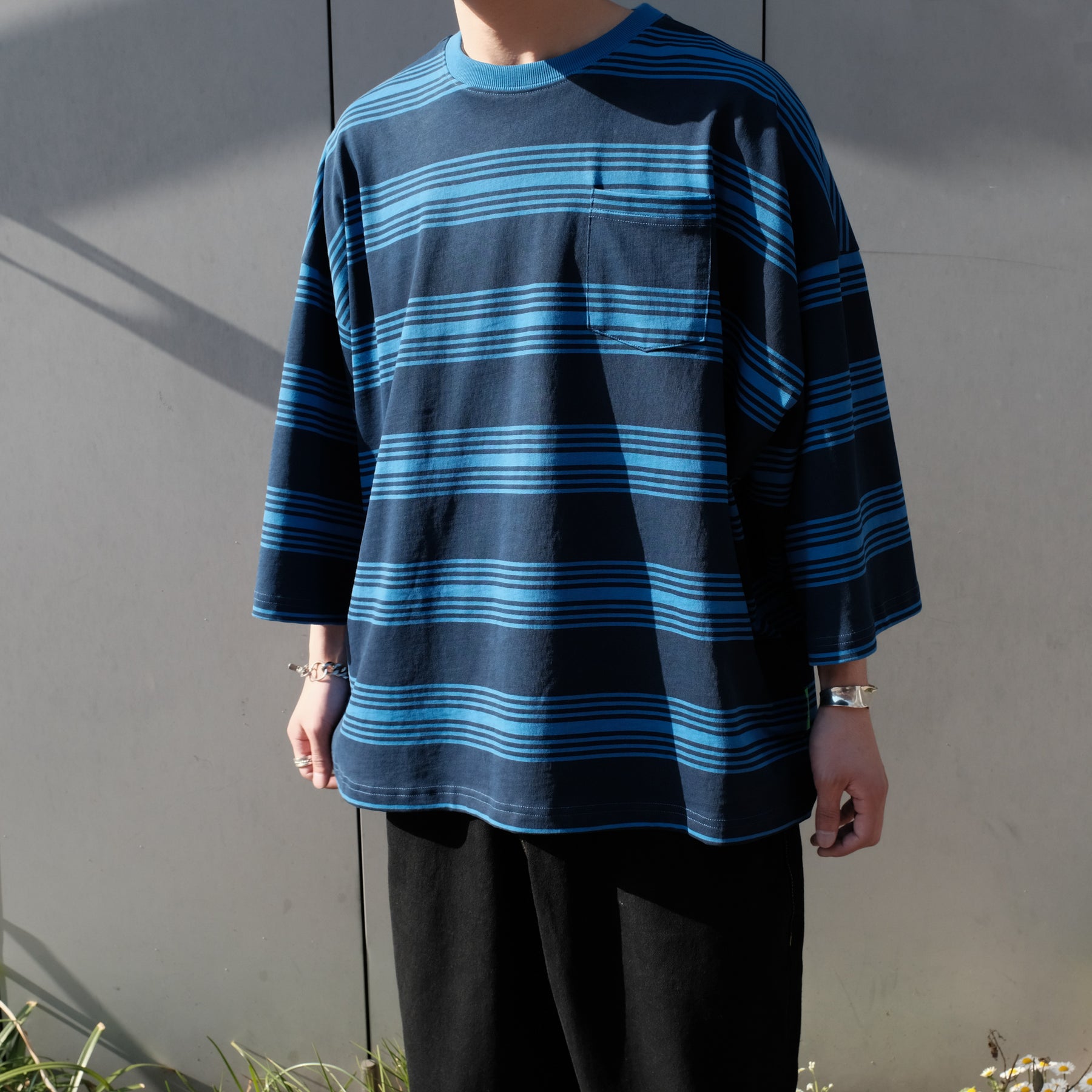 WILLY CHAVARRIA / BUFFALO POCKET T BLUE MOOD / BLUE COLLAR