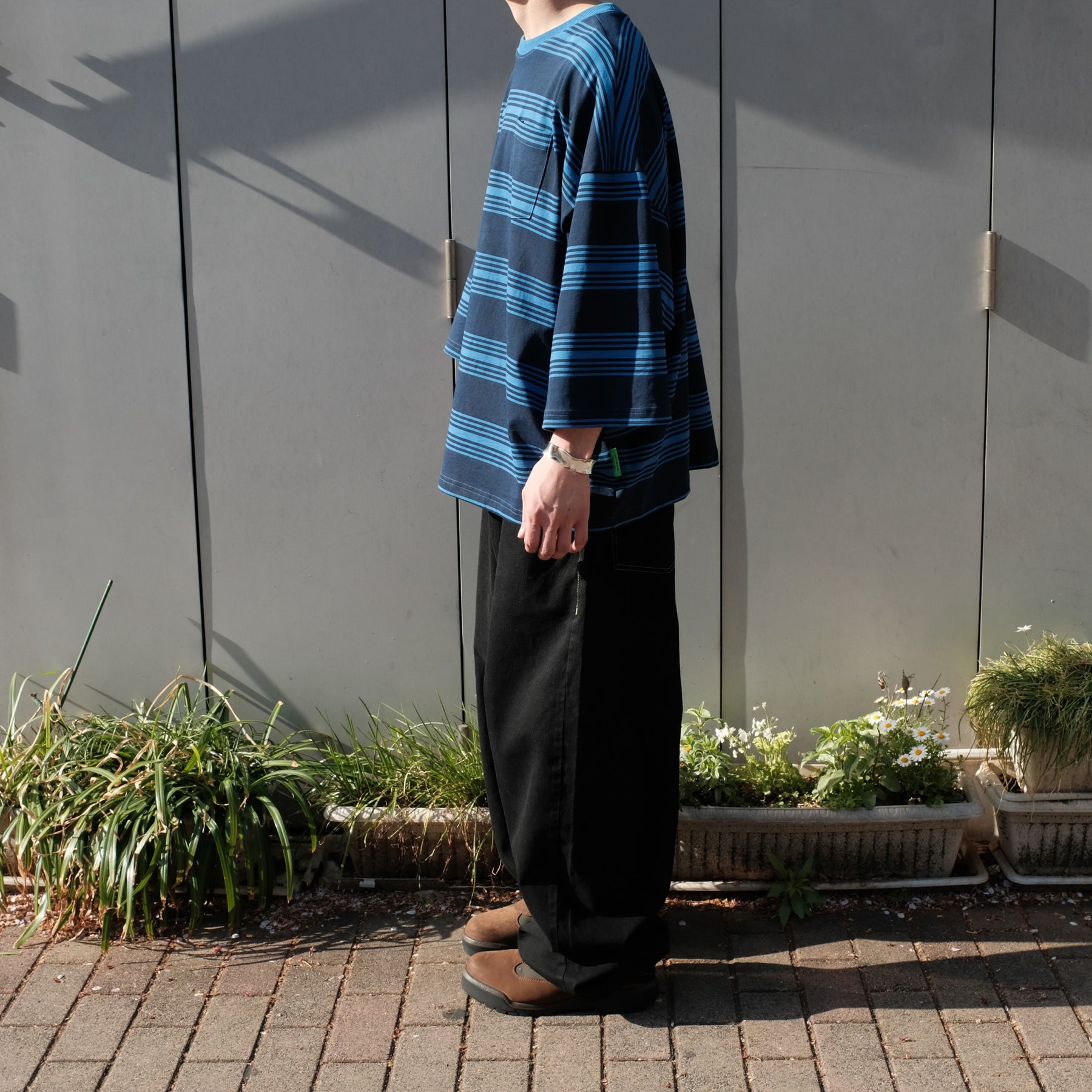WILLY CHAVARRIA / BUFFALO POCKET T BLUE MOOD / BLUE COLLAR